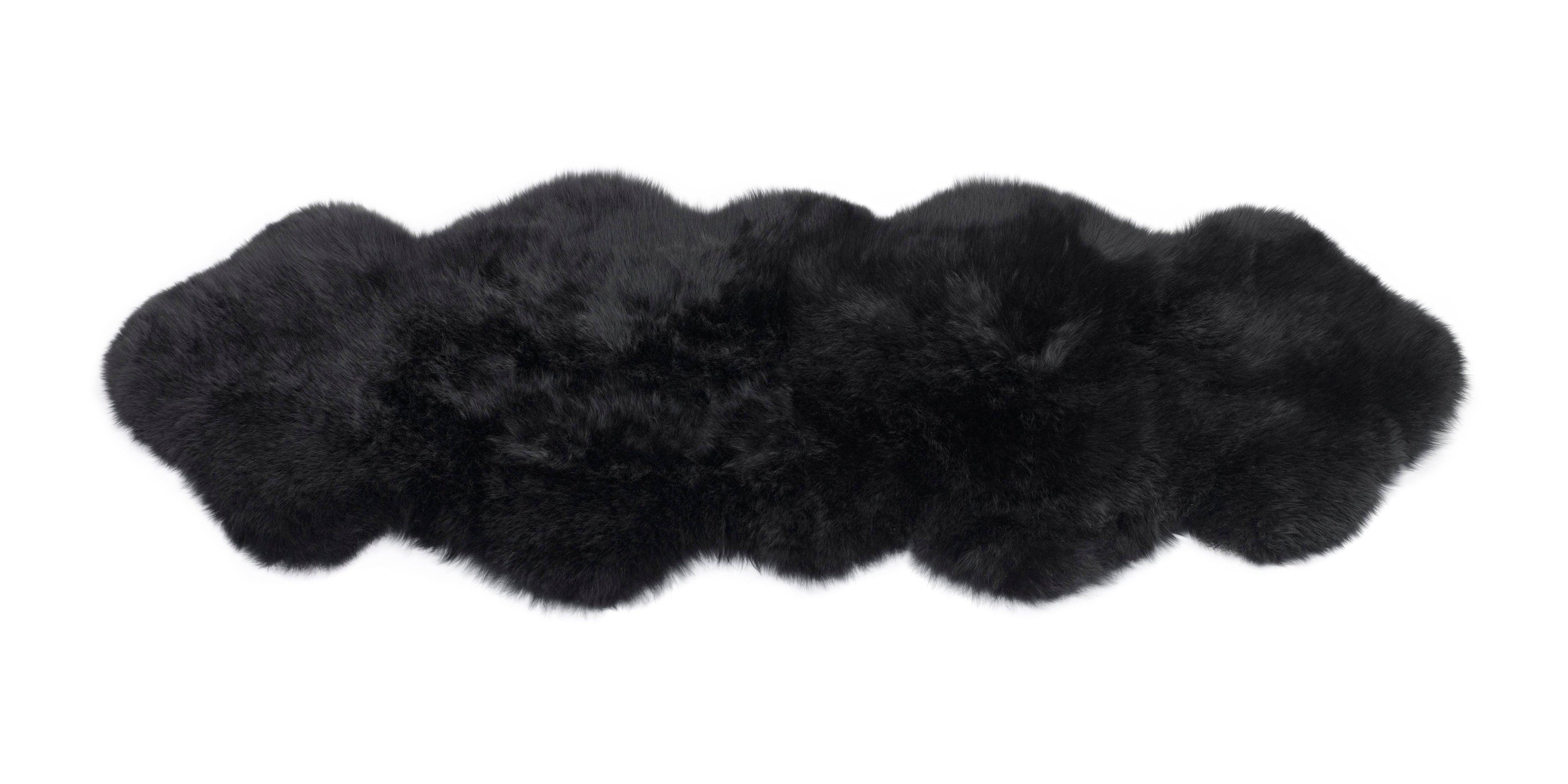 Long Wool Sheepskin Rug Double - Remutear