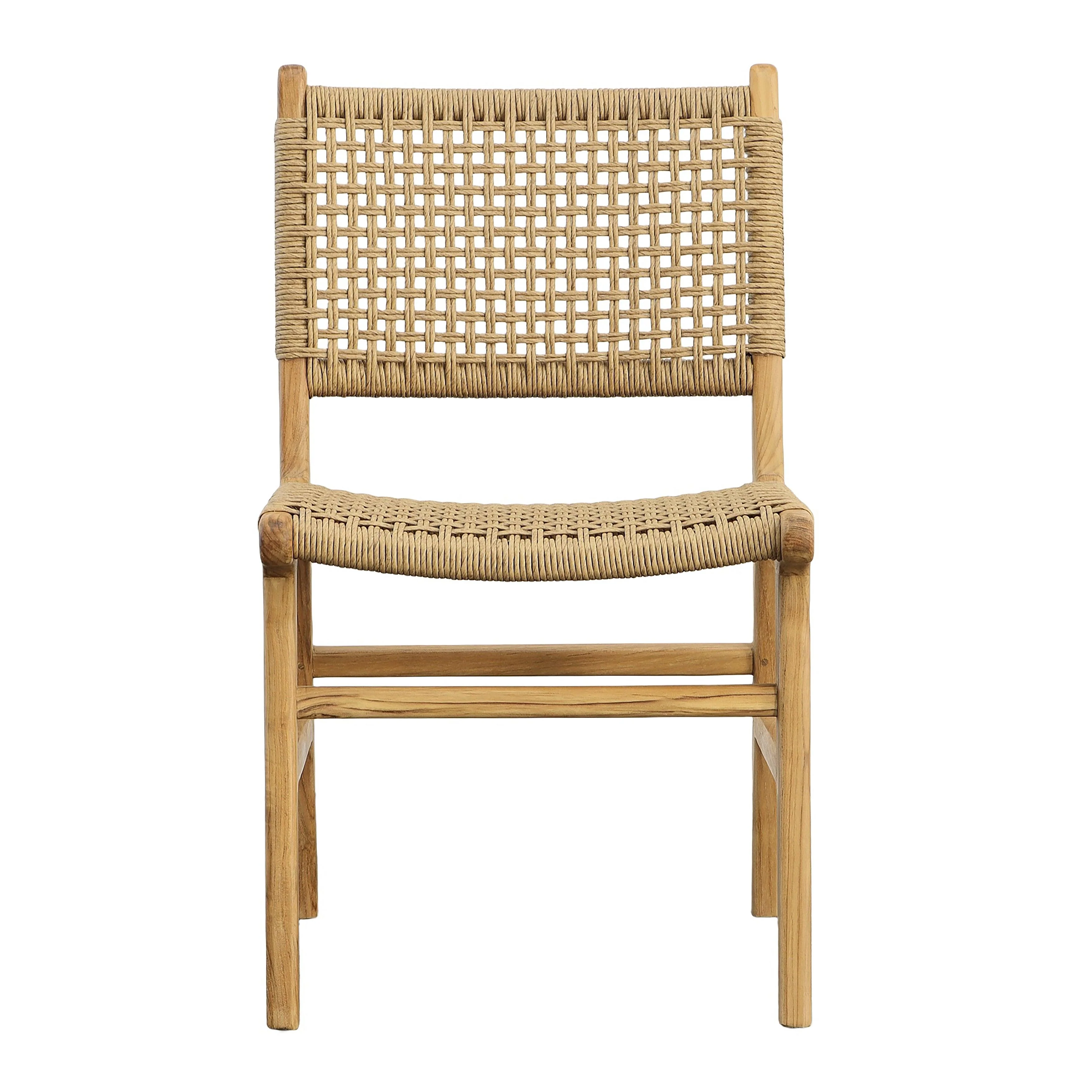 Dallin Armless Dining Chair Nat - Remutear
