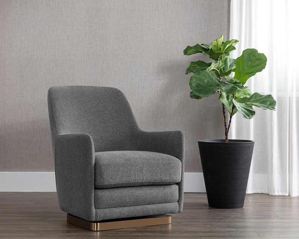 Marcela Swivel Lounge Chair - Remutear