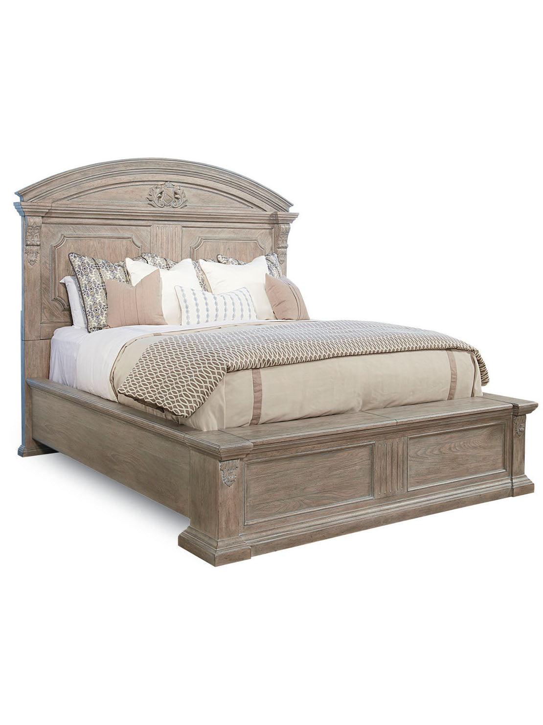 Arch Salvage Queen Chambers Panel Bed - Remutear