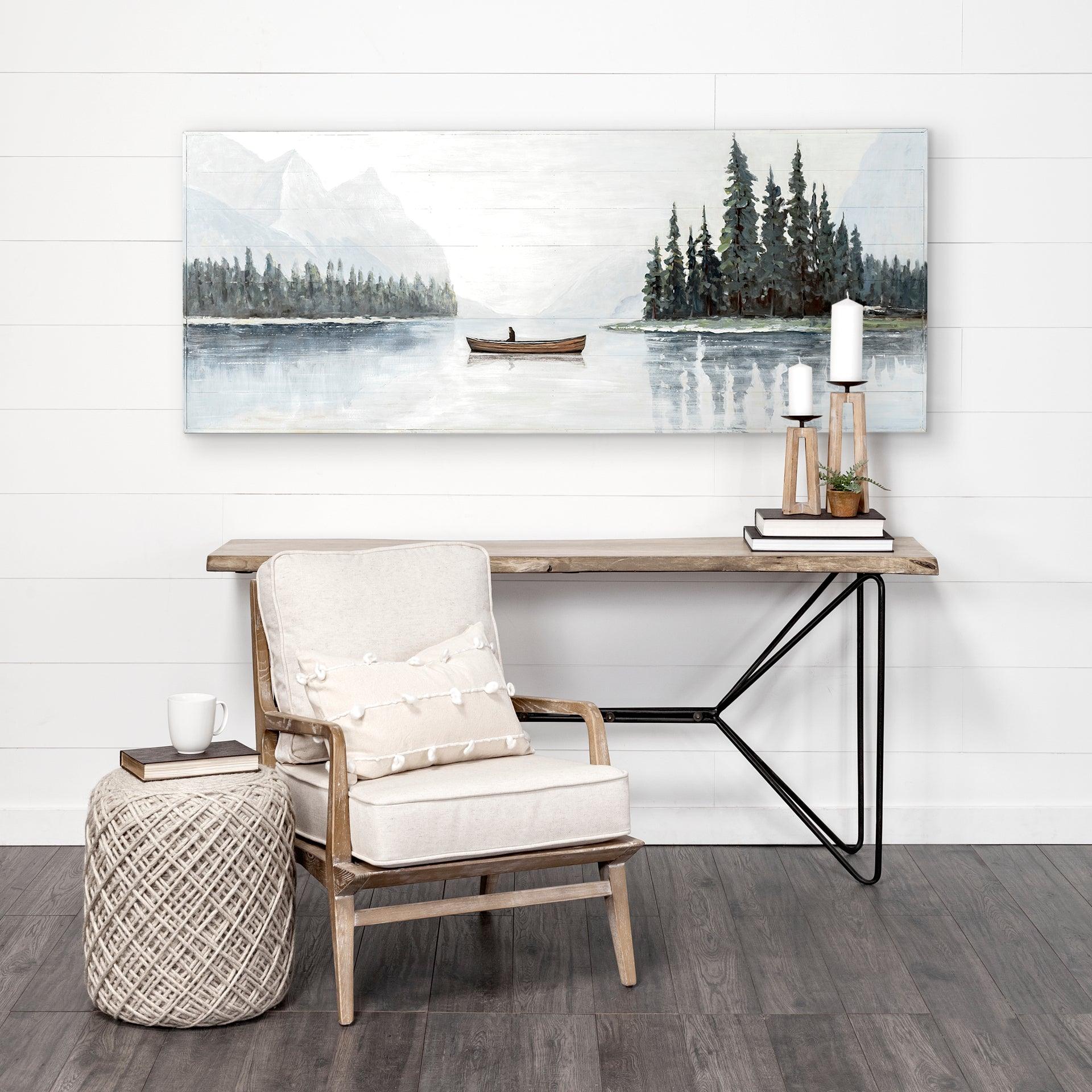 Solitude Wood Oil Painting - Remutear