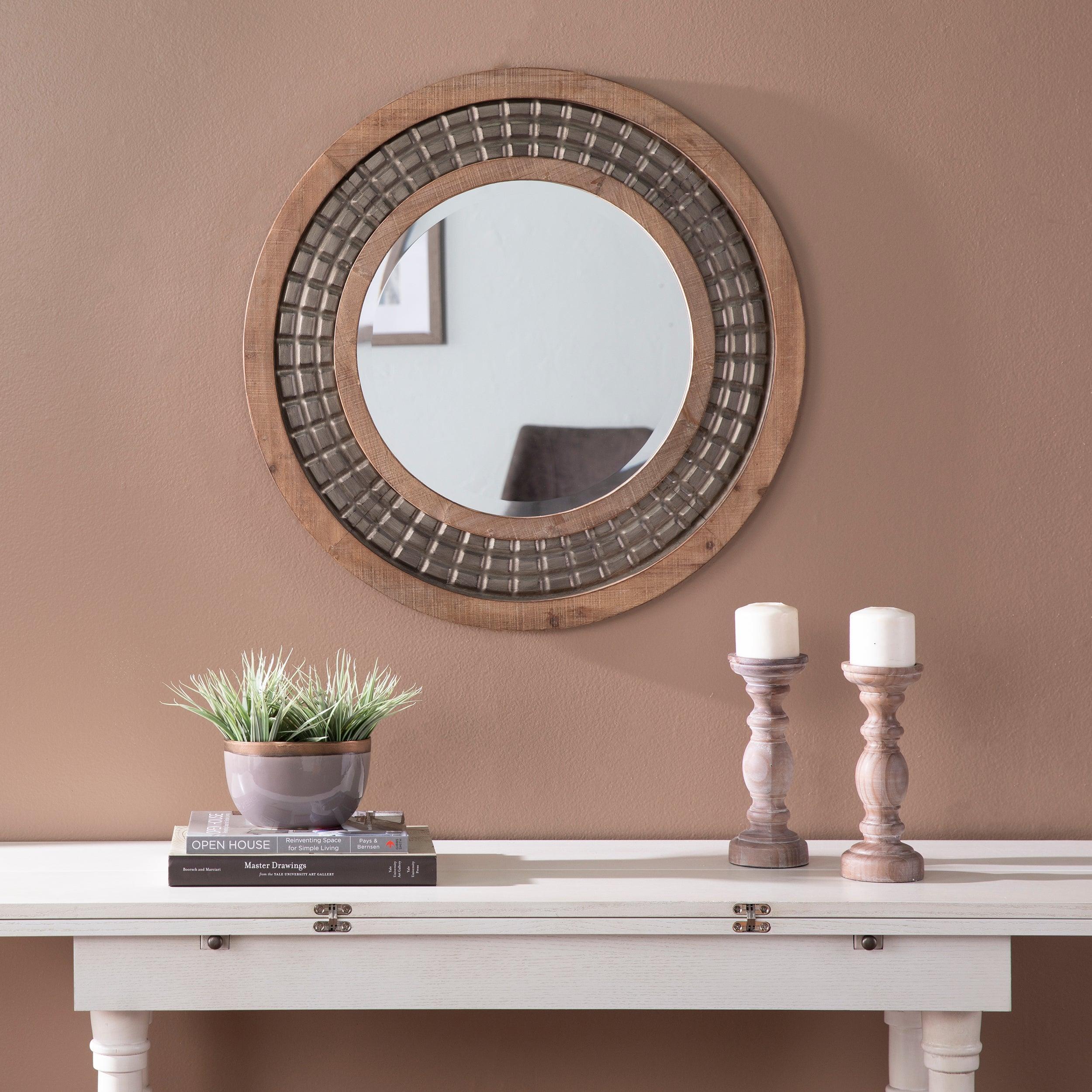 Arajuno Round Decorative Mirror - Remutear