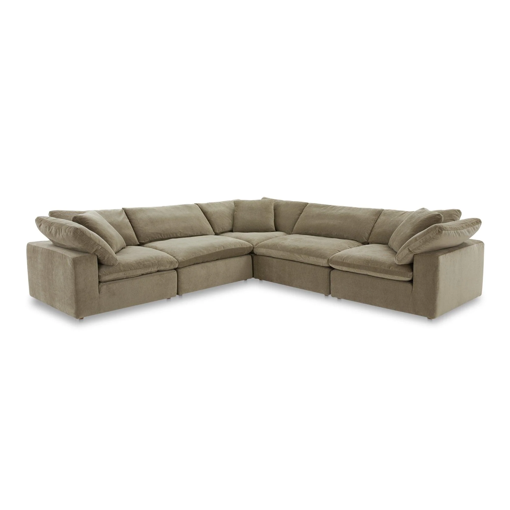 Terra Classic L Modular Sectional Performance Fabric Desert Sage - Remutear