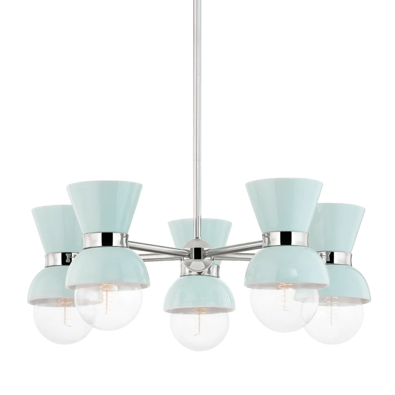 GILLIAN 5 LIGHT CHANDELIER - Remutear