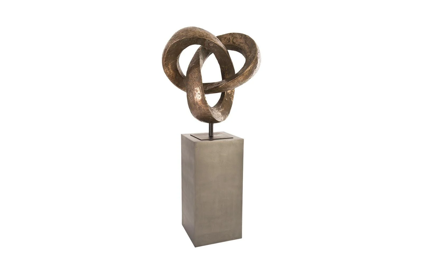 Trifoil Sculpture, Bronze - Remutear