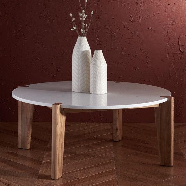 GARCIA MARBLE TOP COFFEE TABLE - Remutear