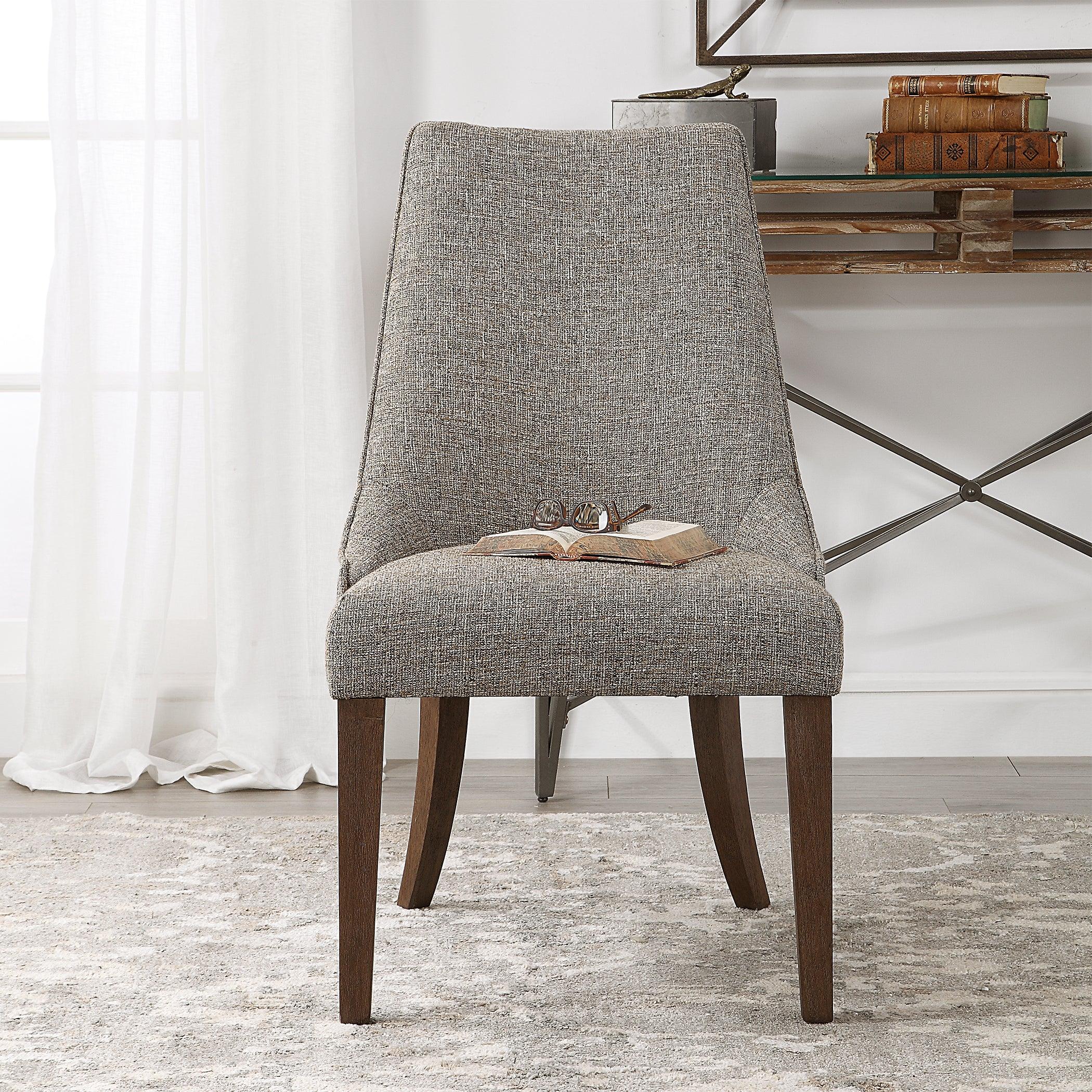 Daxton Earth Tone Armless Chair - Remutear