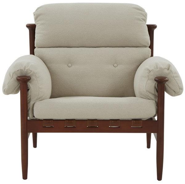 BLAKESON WOOD FRAME ACCENT CHAIR - Remutear