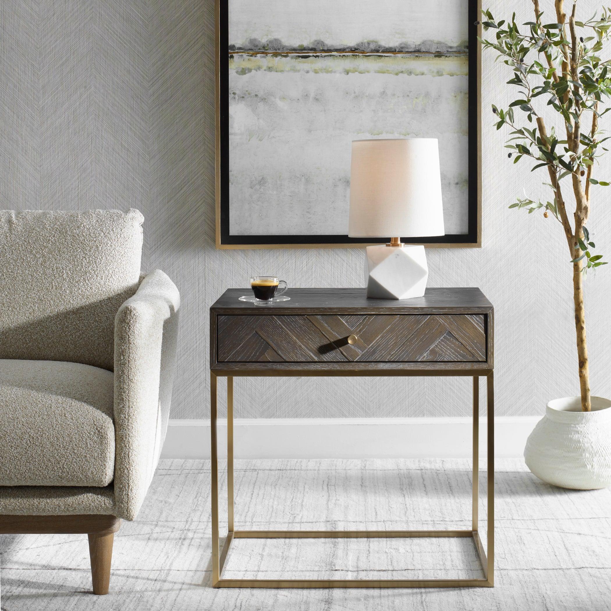 Armistead Walnut Side Table - Remutear