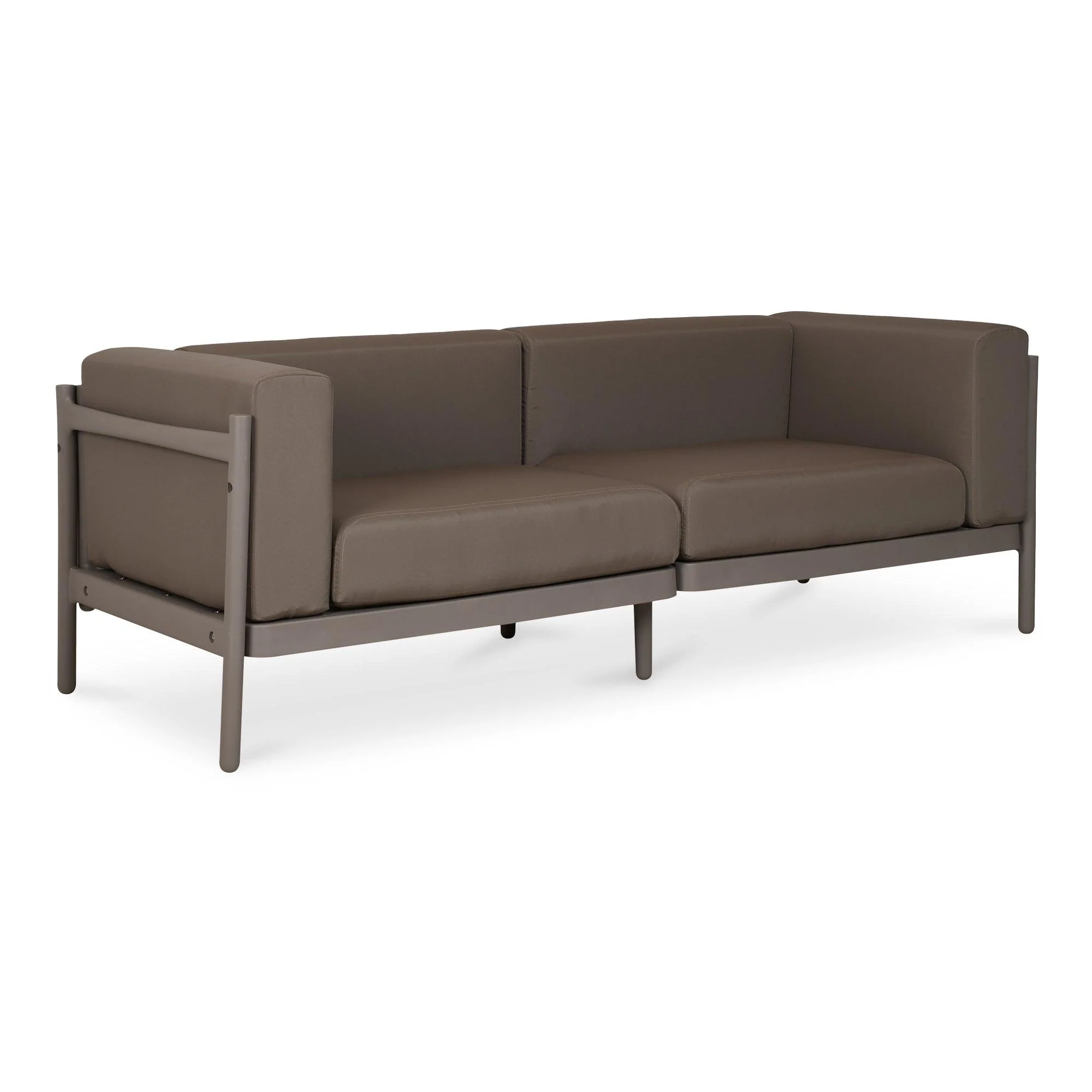 Suri Outdoor 2 - Seat Sofa Taupe - Remutear