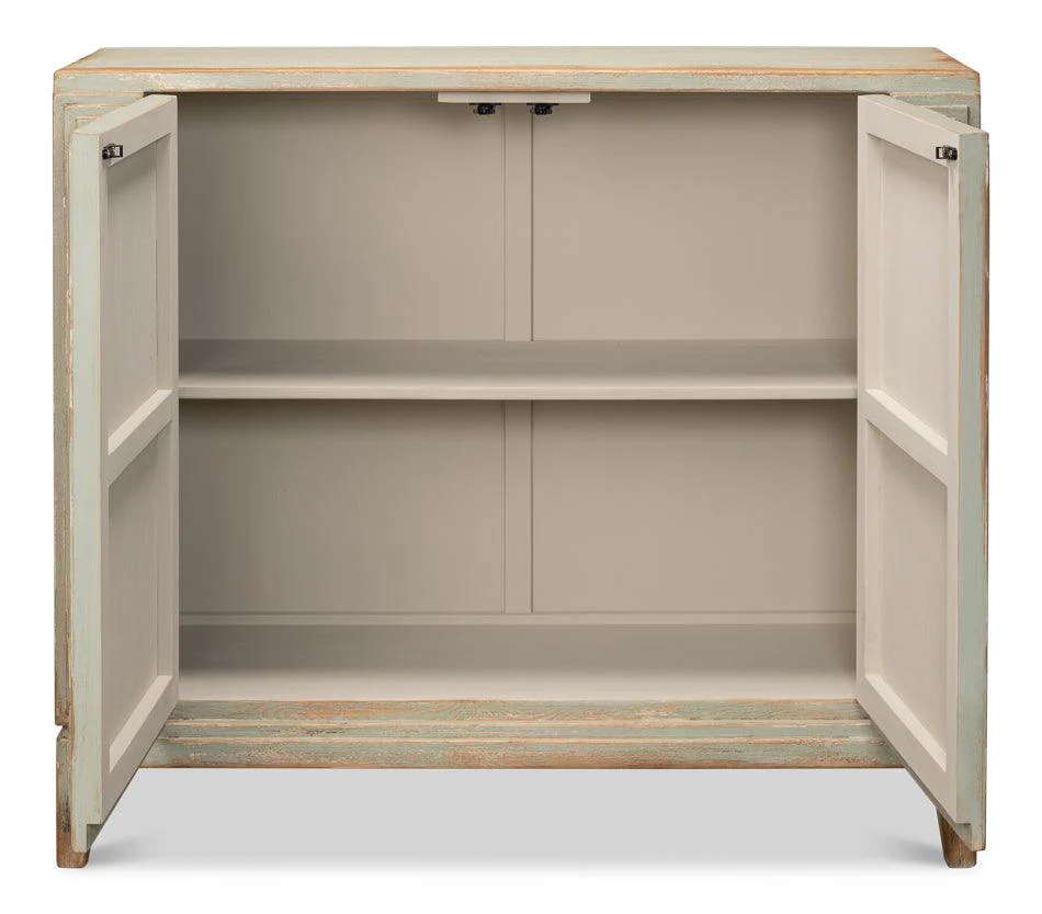 Peyton 2 Door Commode - Sage - Remutear