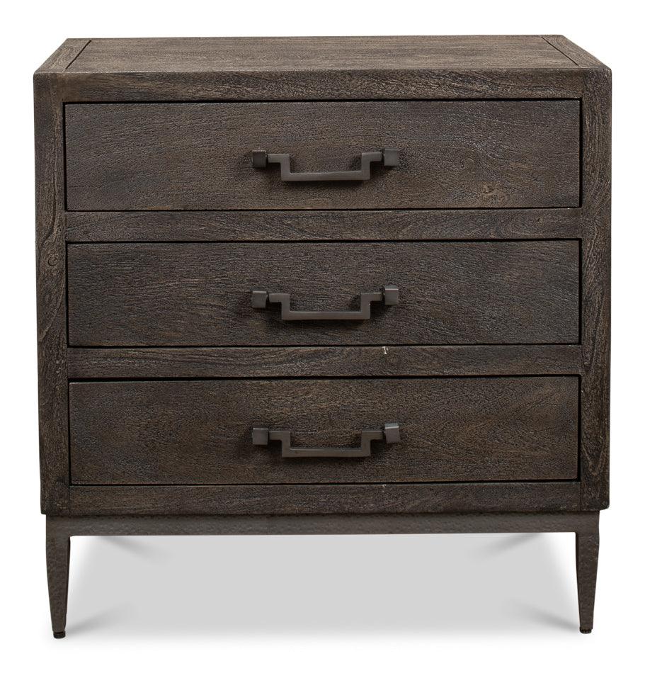 Bauhaus 3 Drawer Bedside Table - Remutear