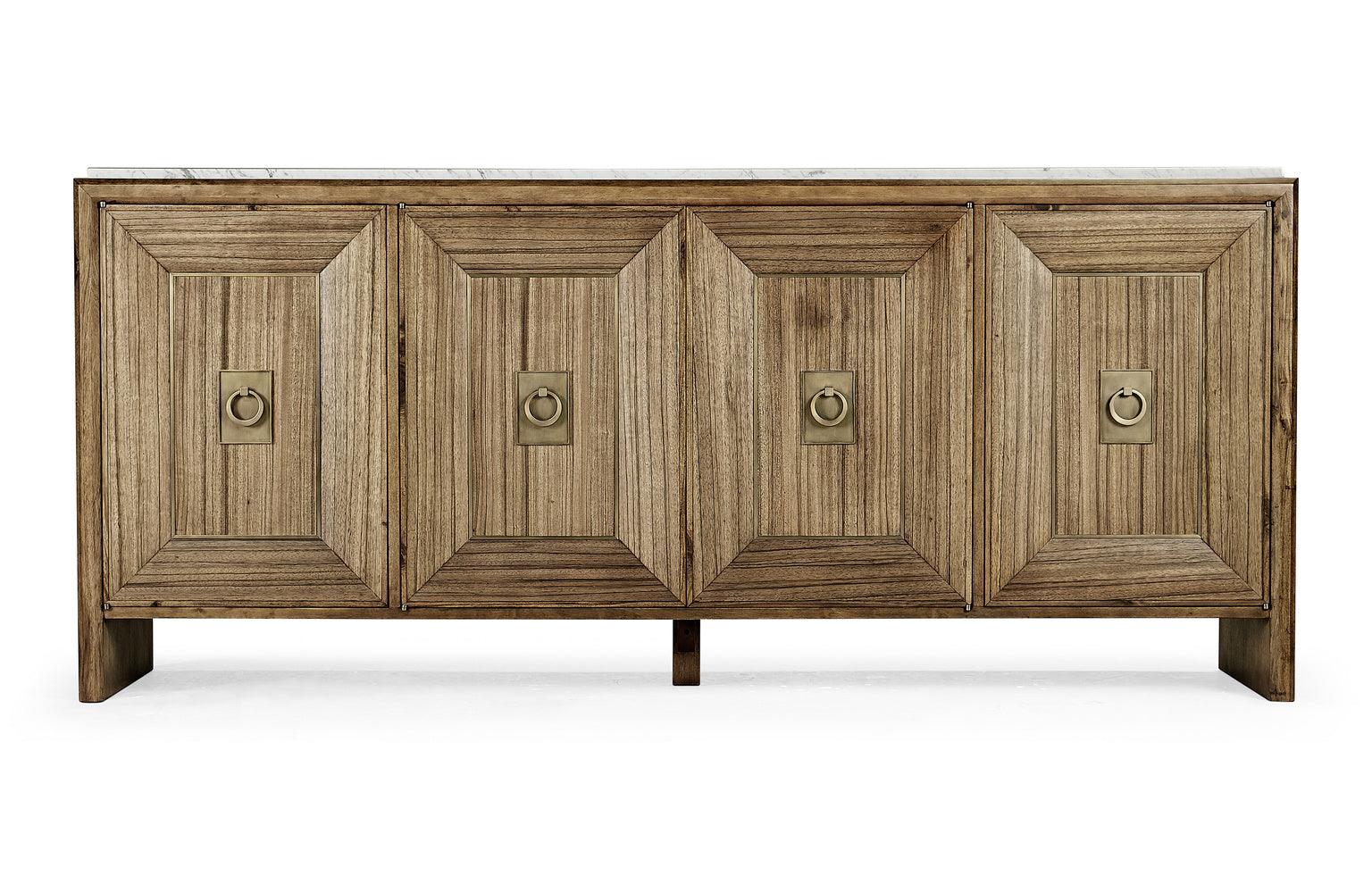 Hamilton White Marble Credenza - Remutear