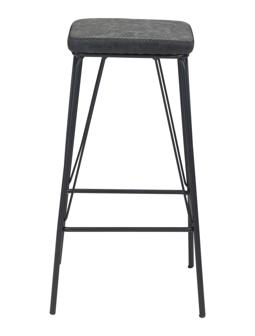 Samuel Counter Stool (Set of 2) Vintage Black - Remutear
