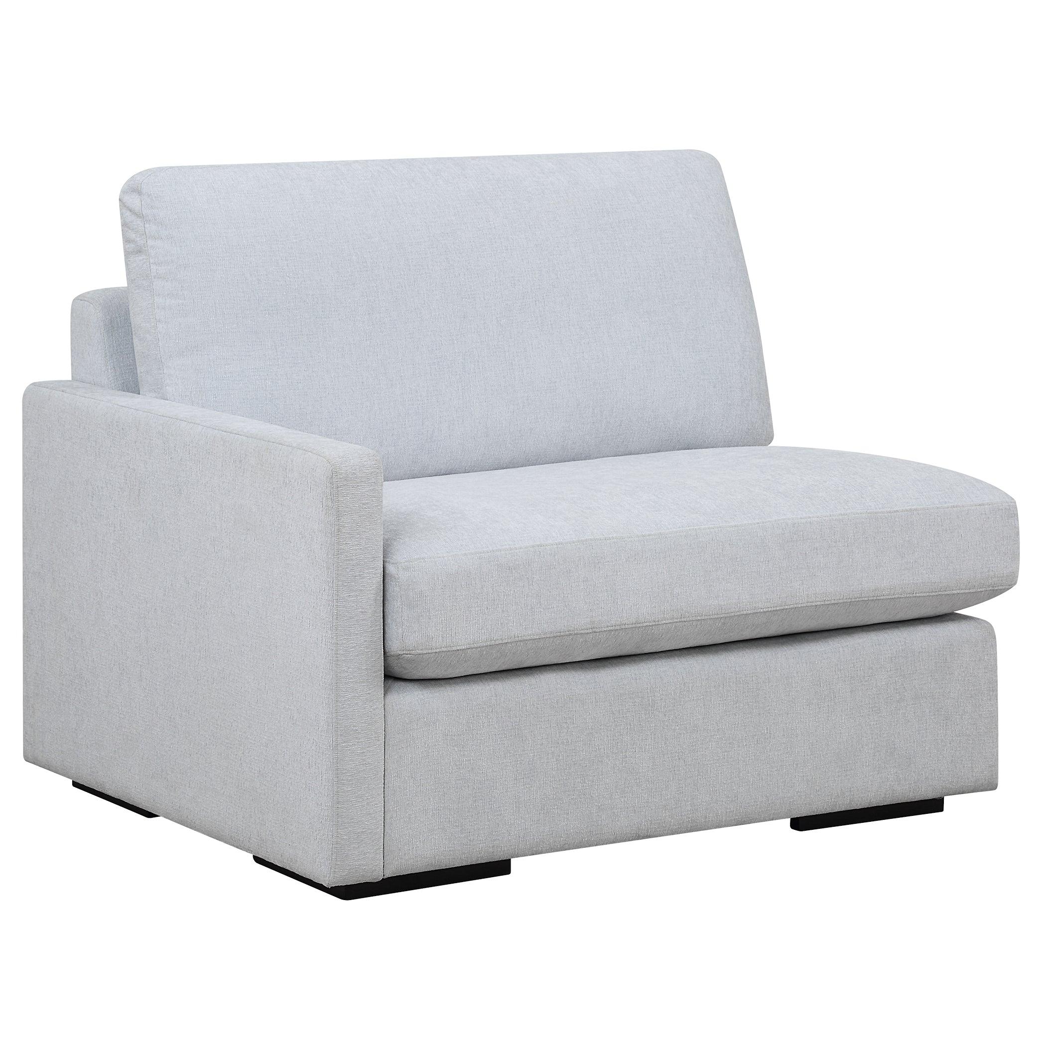Refuge Cloud Blue Left Arm Facing Sofa - Remutear