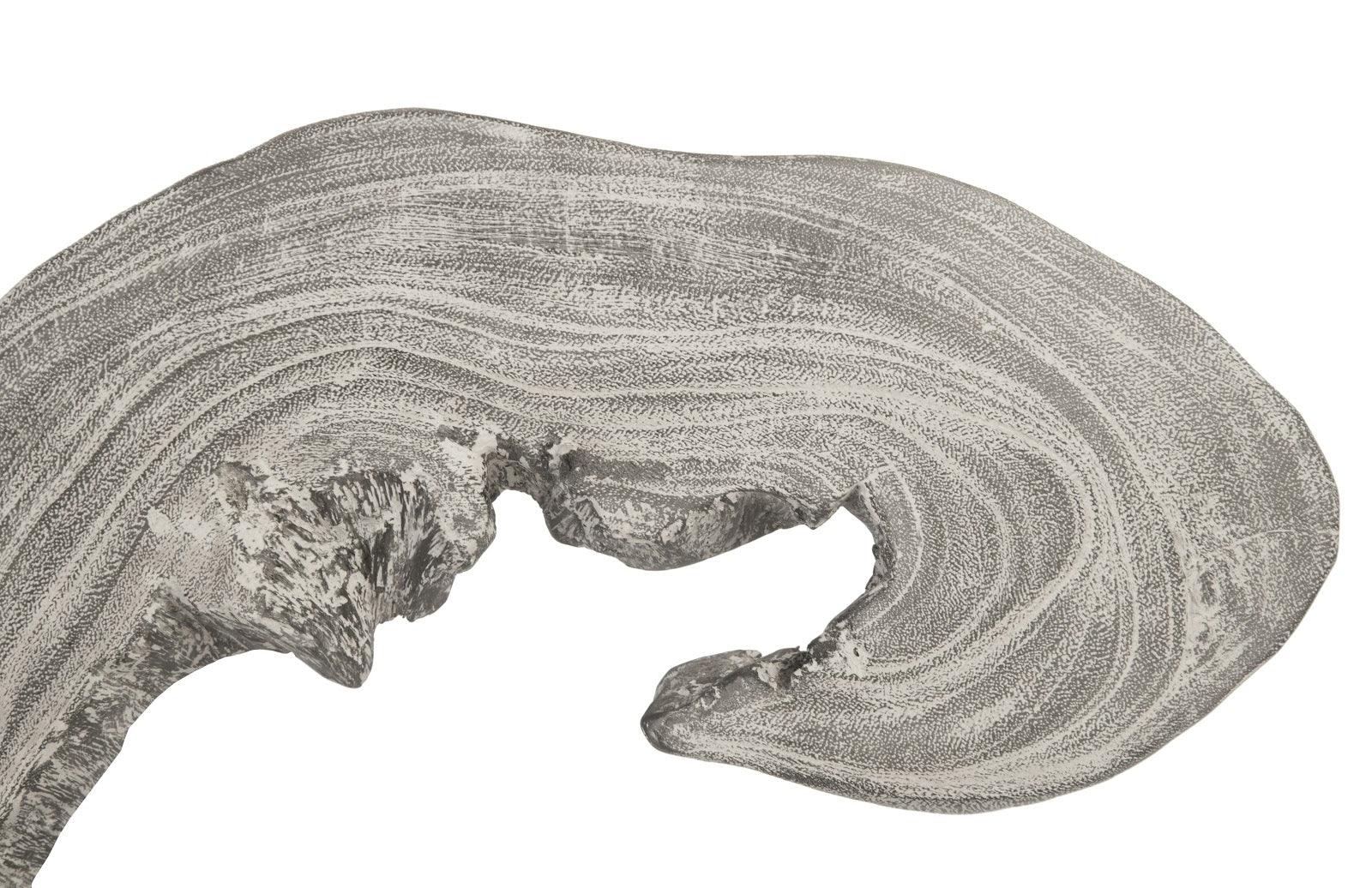 Creature Sculpture on Stand, Gray Stone - Remutear