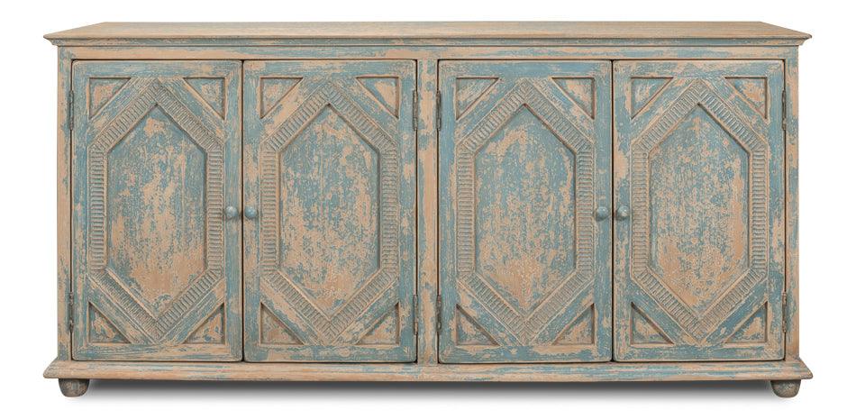 Four Diamonds Sideboard - Blue - Remutear