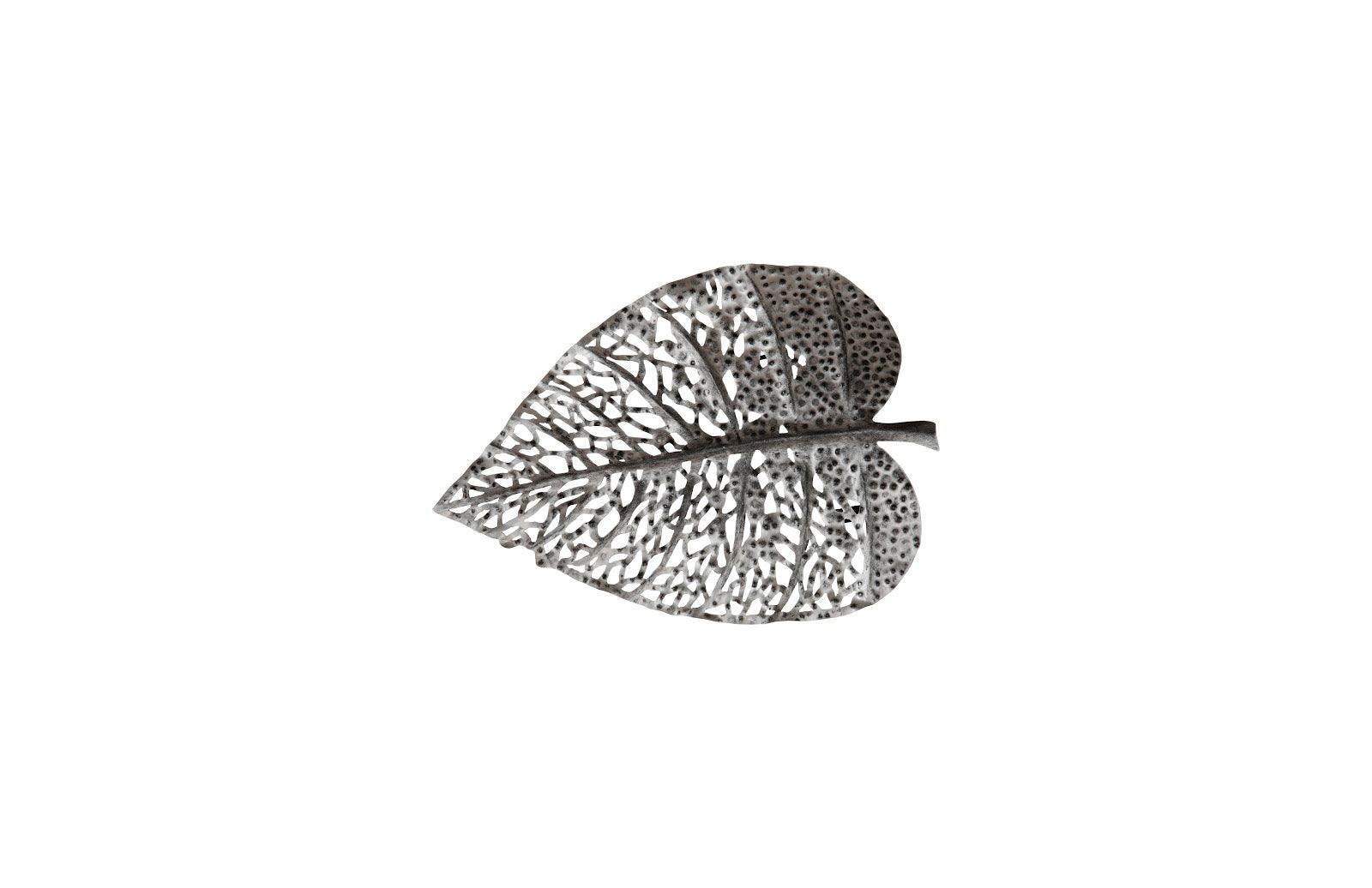 Birch Leaf Wall Art, Silver, XS - Remutear