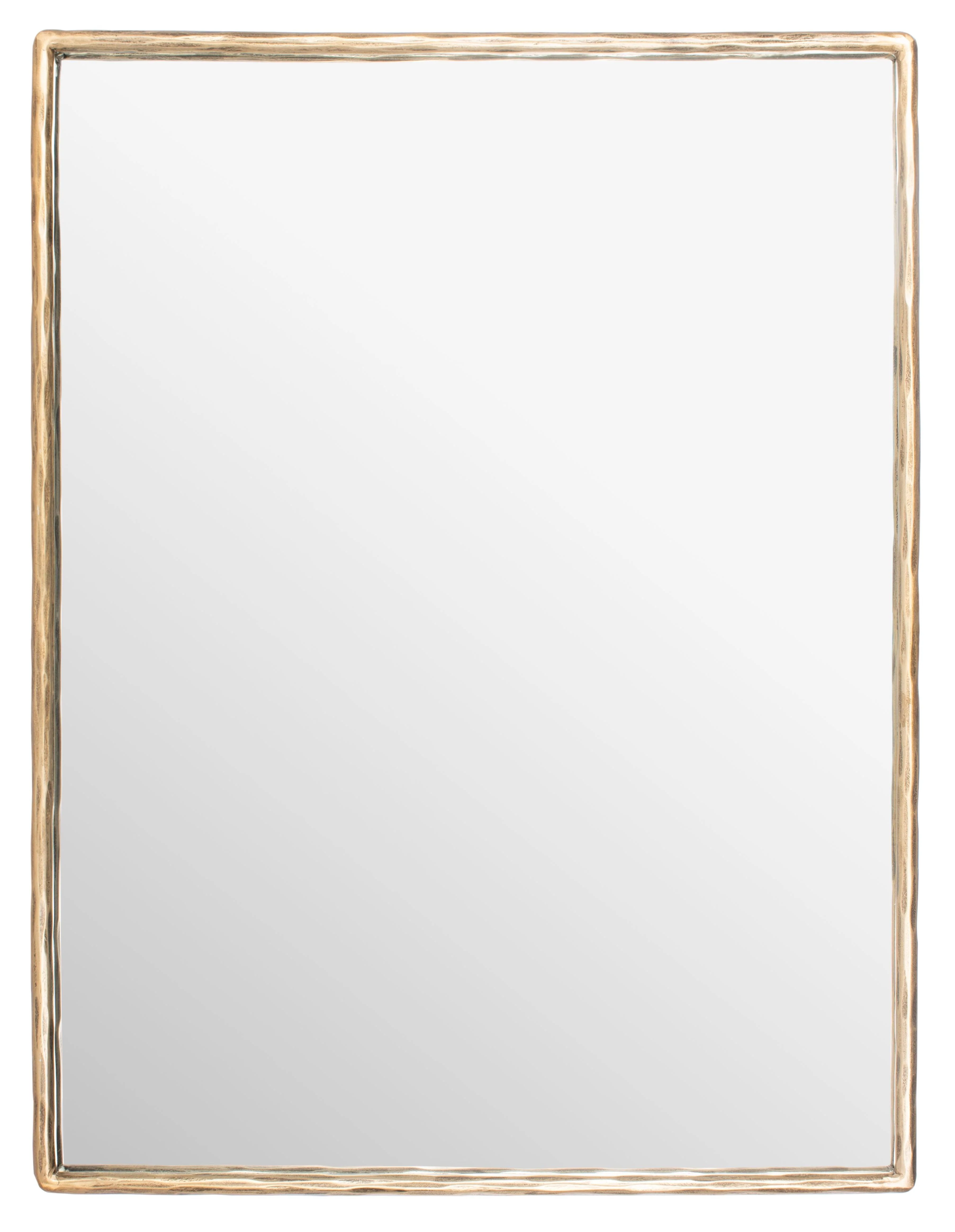 TRISH SMALL RECTANGLE METAL MIRROR - Remutear