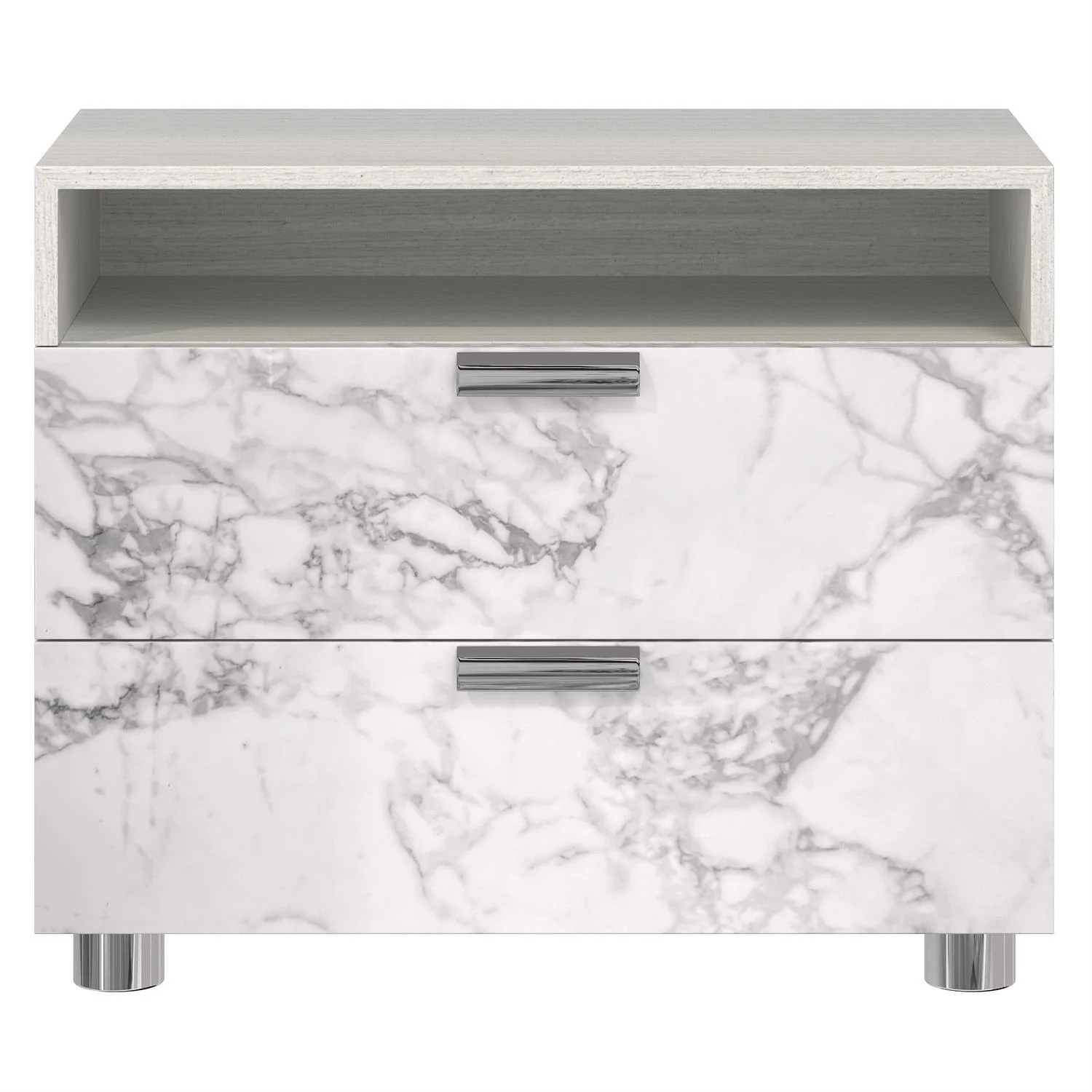 STRATUM STONE DRAWER NIGHTSTAND - Remutear