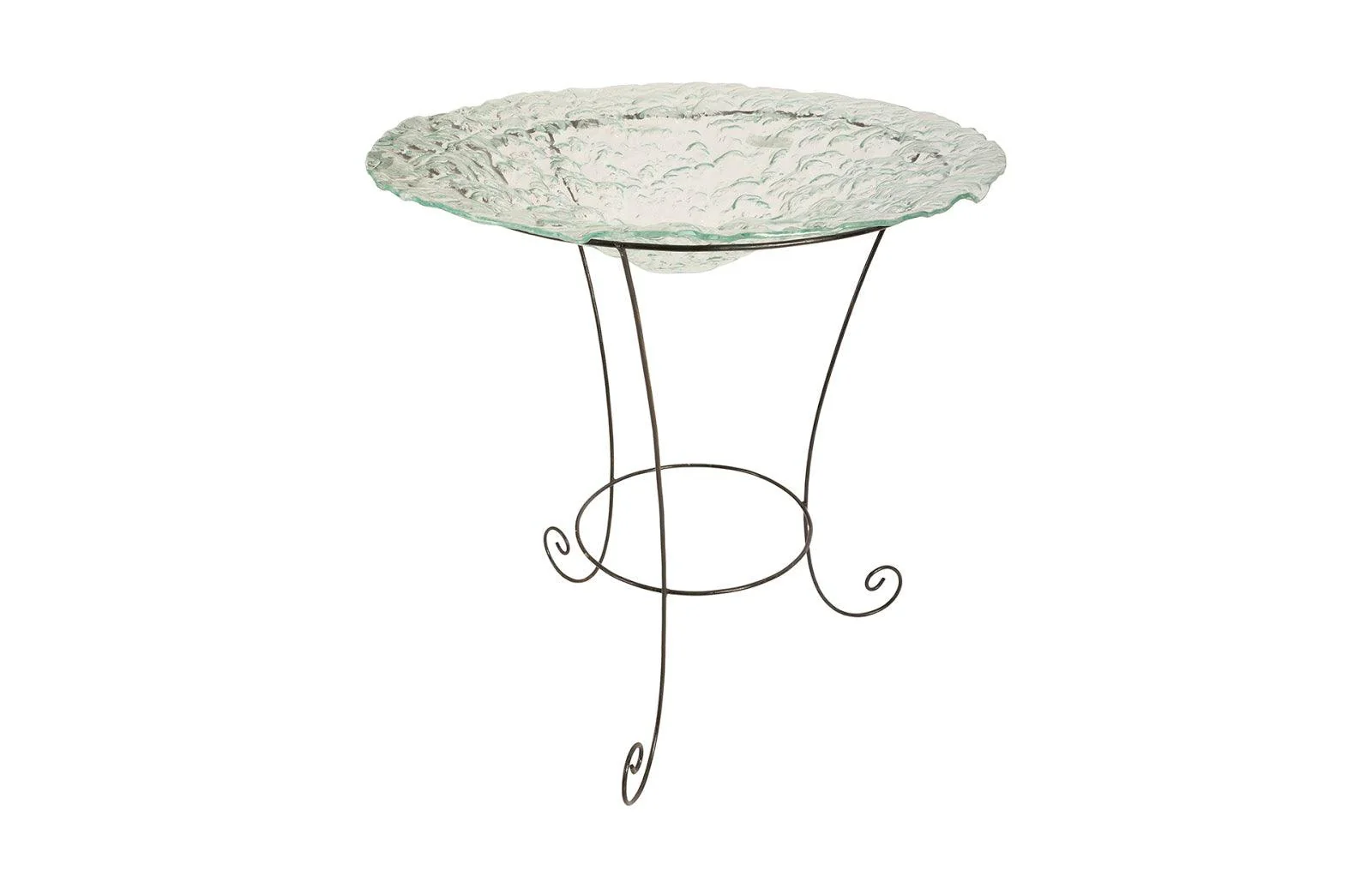 Frosted Glass Bowl on Stand, LG - Remutear