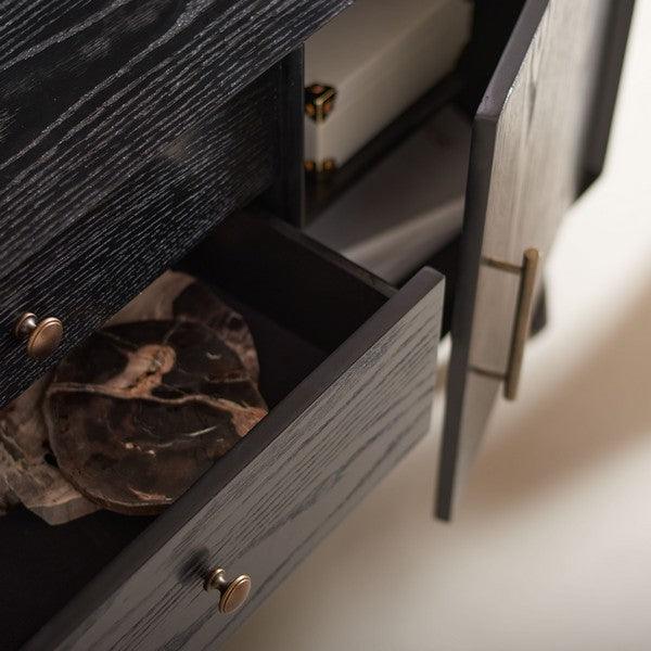 ELISSA MID-CENTURY SMALL MEDIA STAND - Remutear