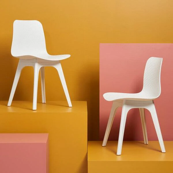 DAMIANO MOLDED PLASTIC DINING CHAIR - Remutear