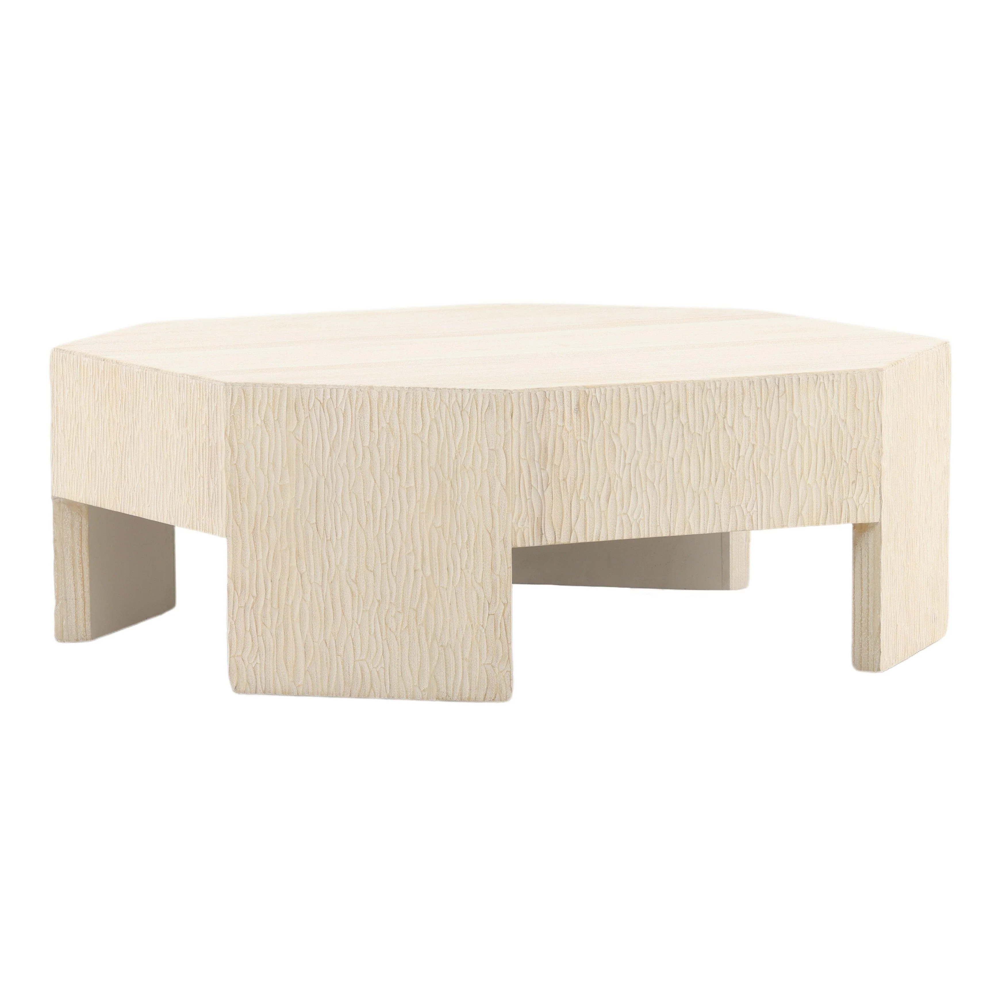 Gianna Coffee Table Whitewash - Remutear