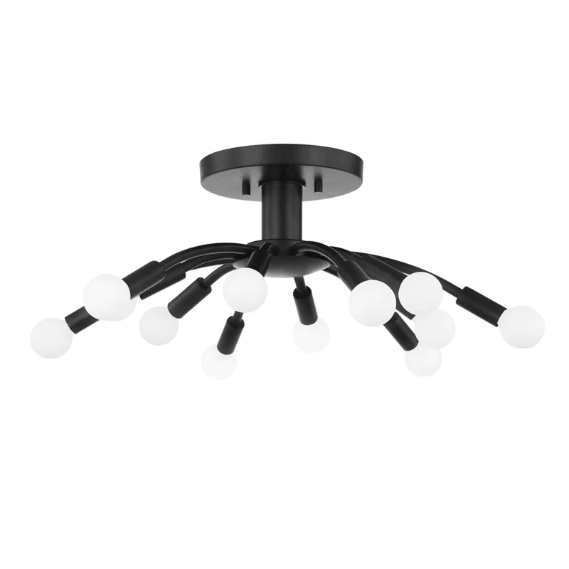 TRISTAN 12 LIGHT FLUSH MOUNT - Remutear