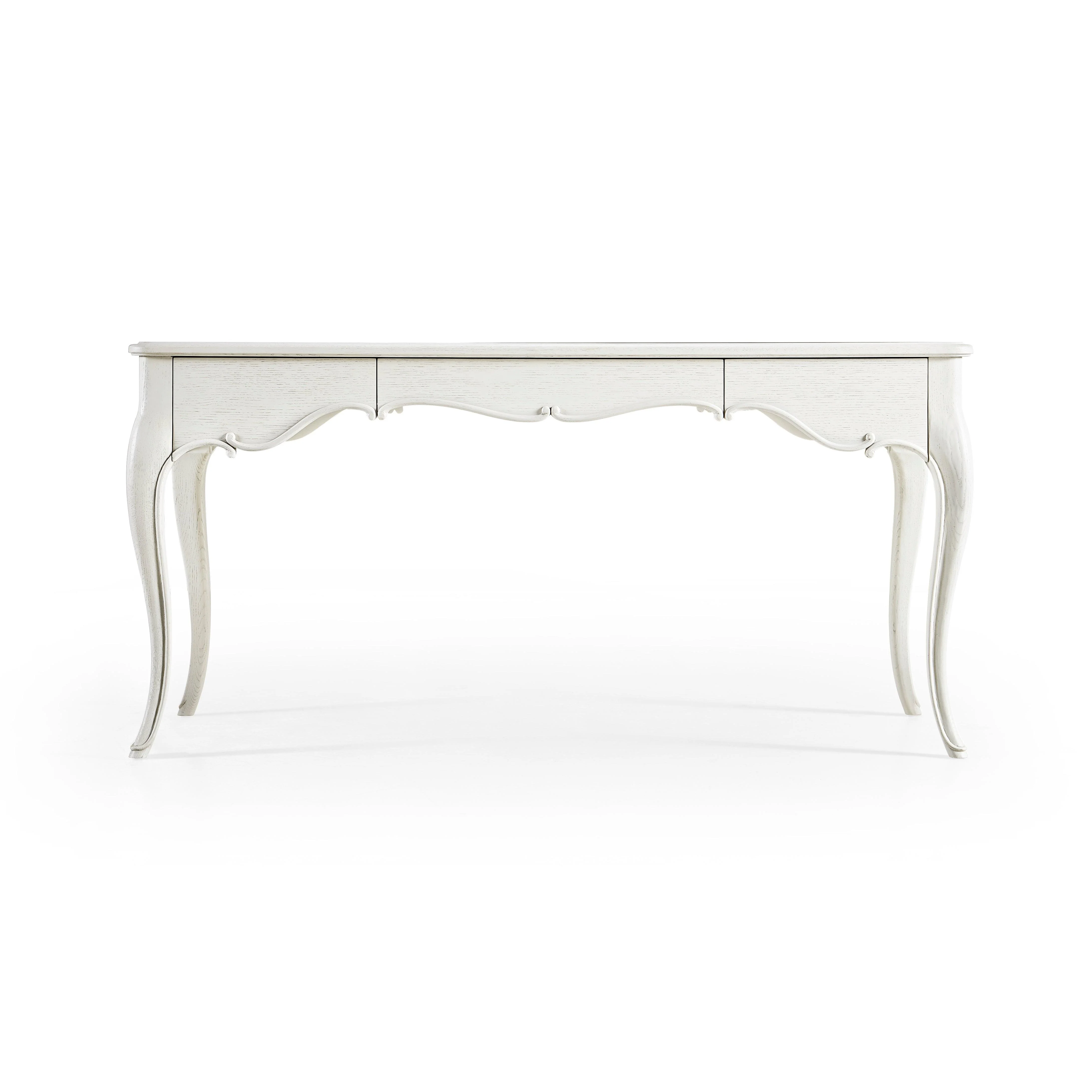 White Morning Glory Writing Desk - Remutear