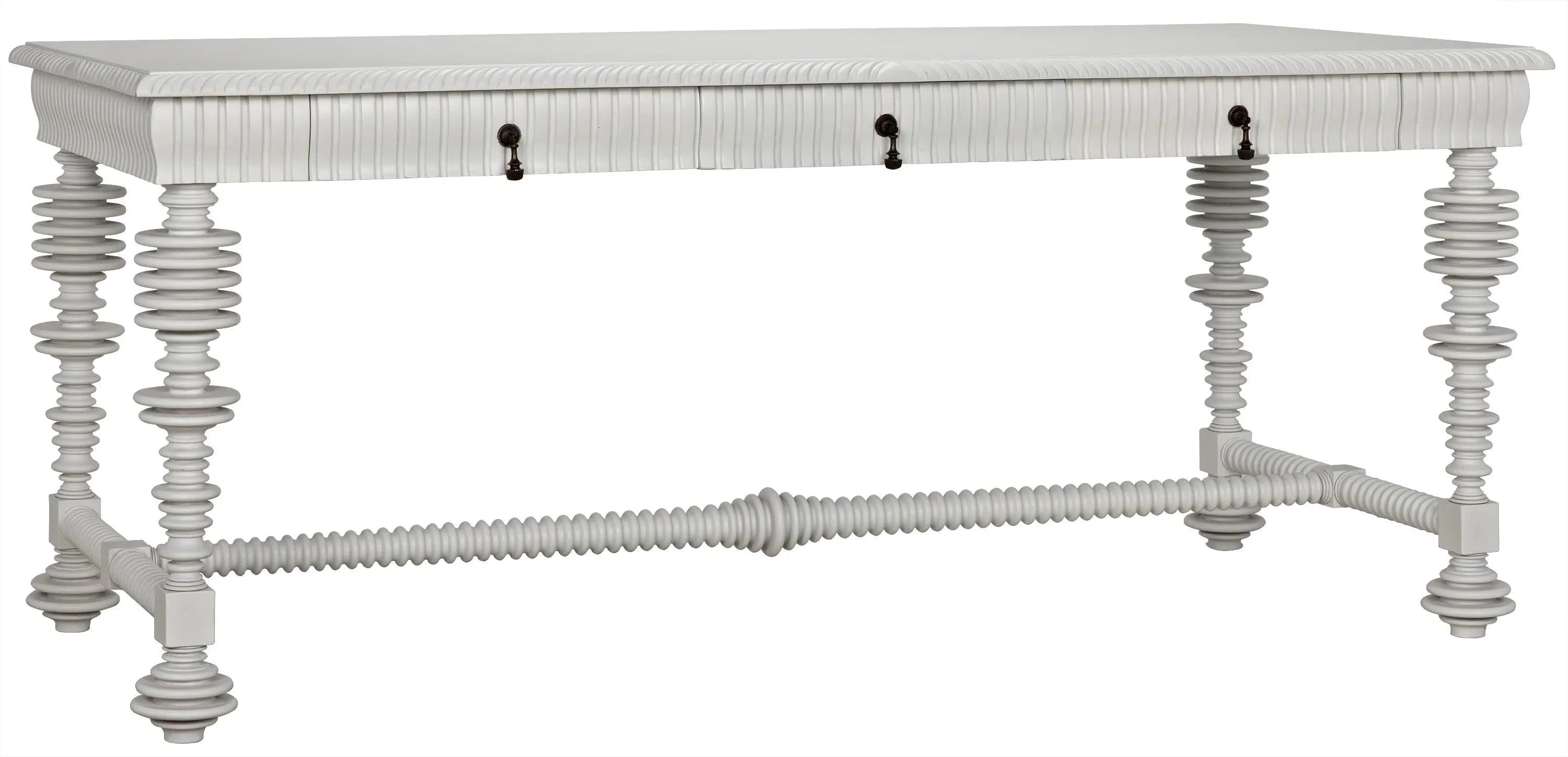 Portuguese Desk, Solid White - Remutear
