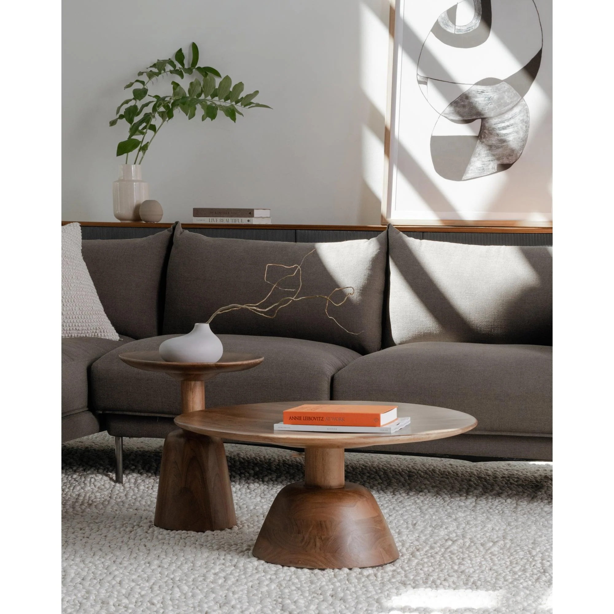 Nels Coffee Table Dark Brown - Remutear