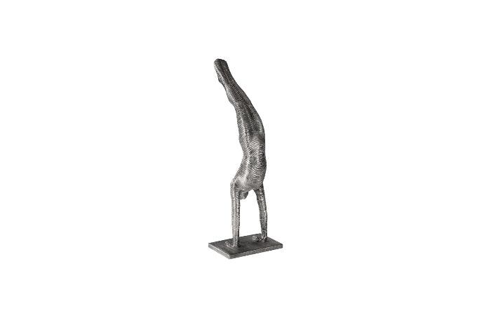Handstand Sculpture, Aluminum, Small - Remutear