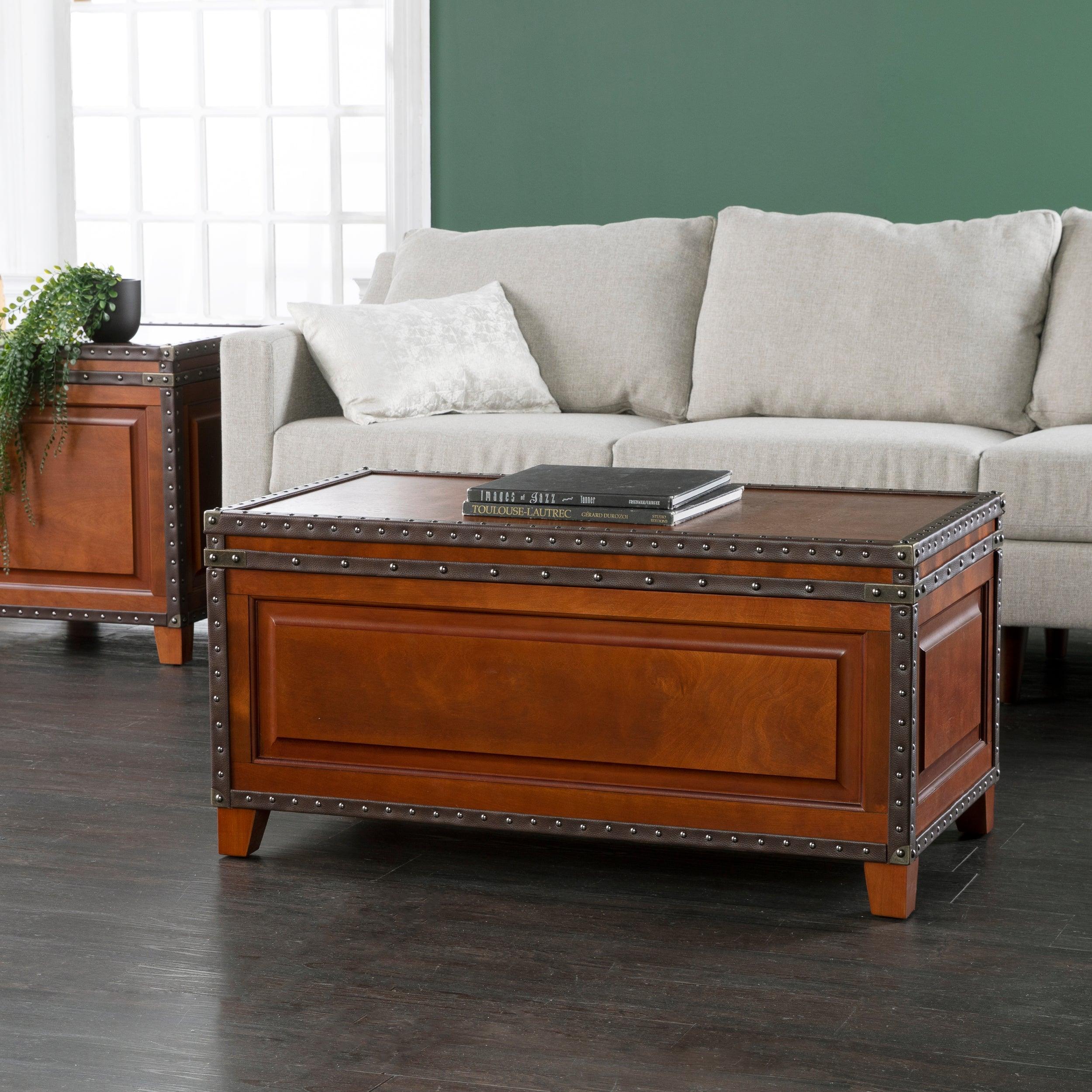 Amherst Trunk Coffee Table w/ Storage - Remutear