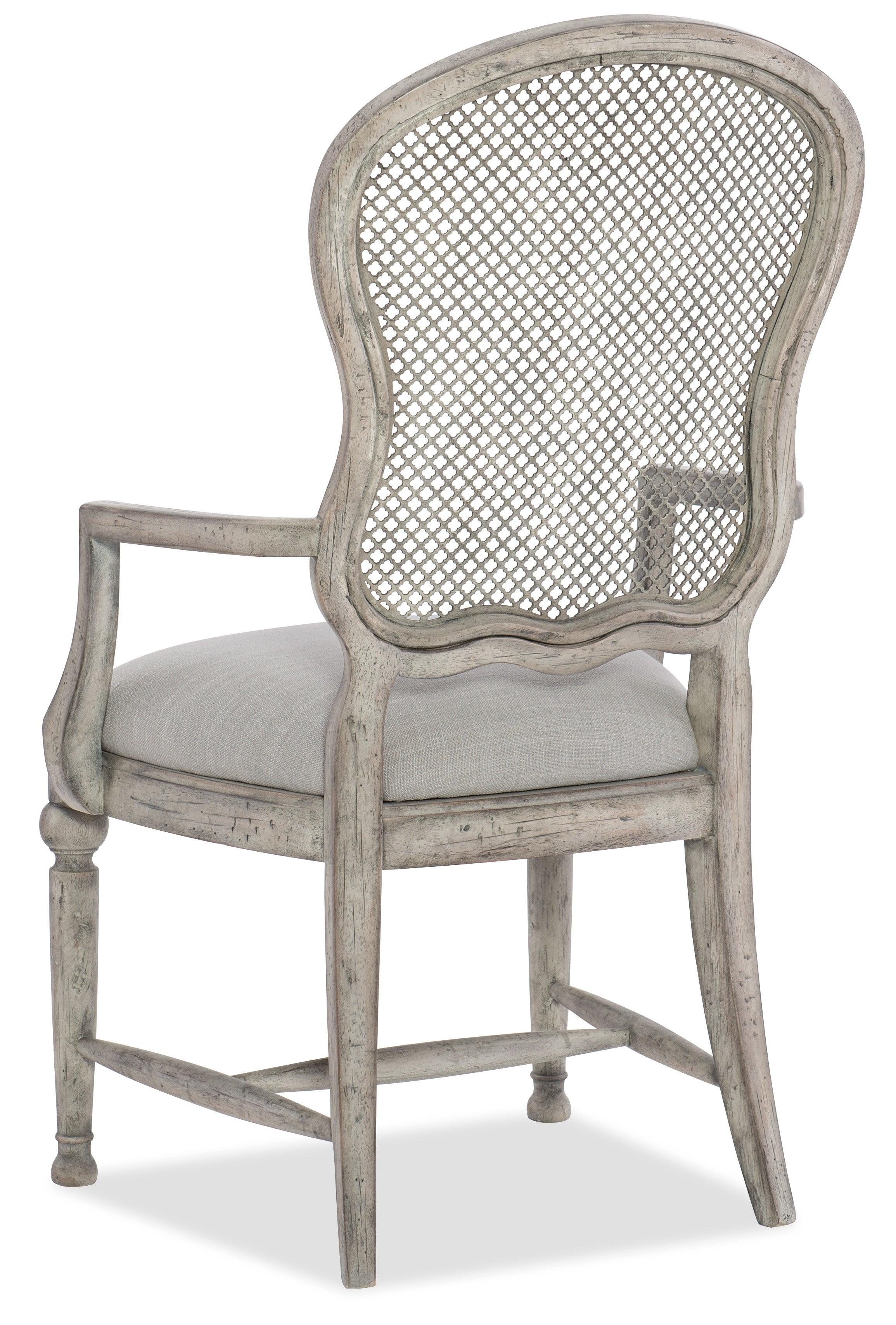 Boheme Gaston Metal Back Arm Chair - Set of 2 - Remutear