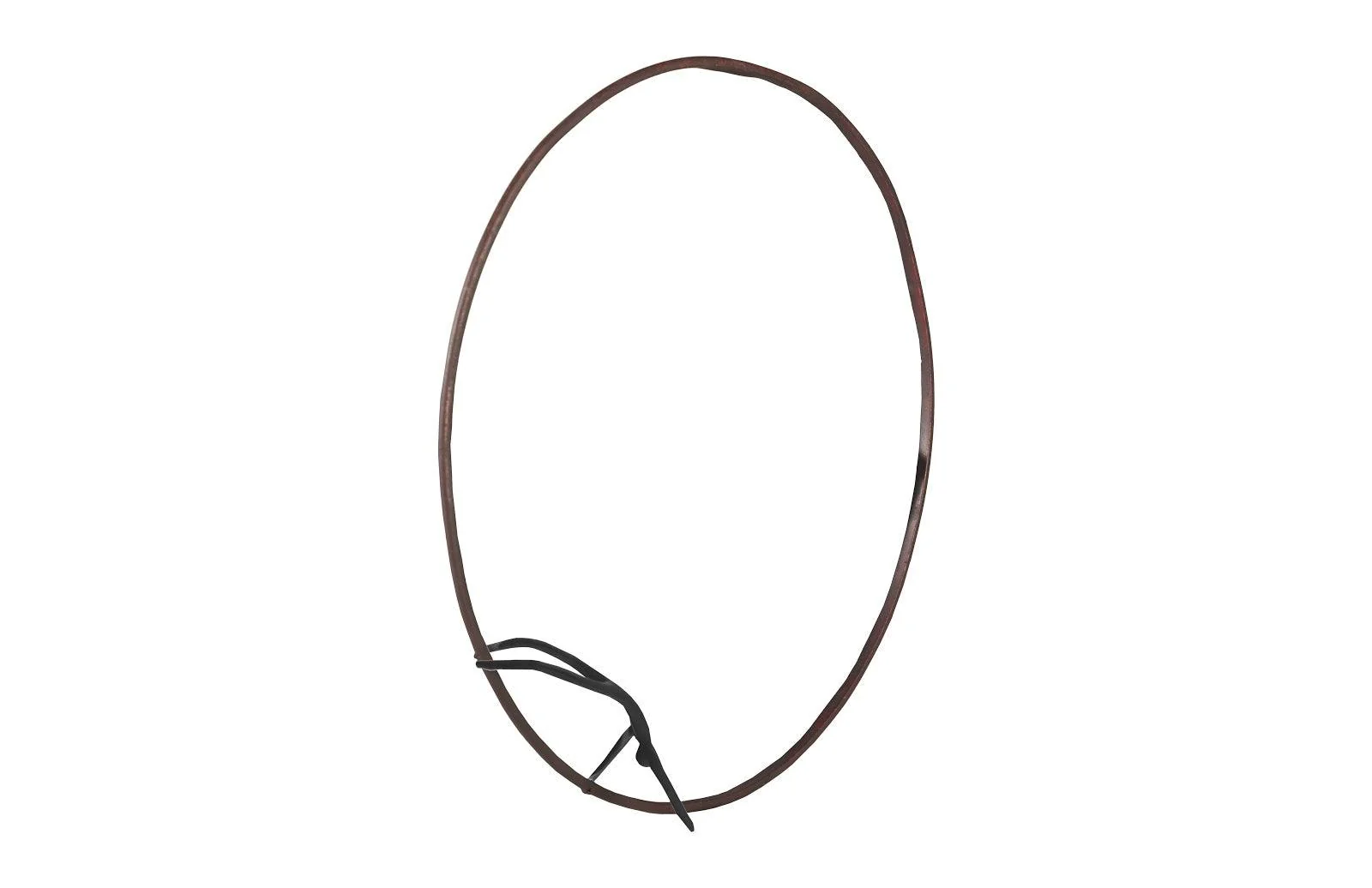 Olympic Figure in Iron Ring, Black, Rust, Style A - Remutear