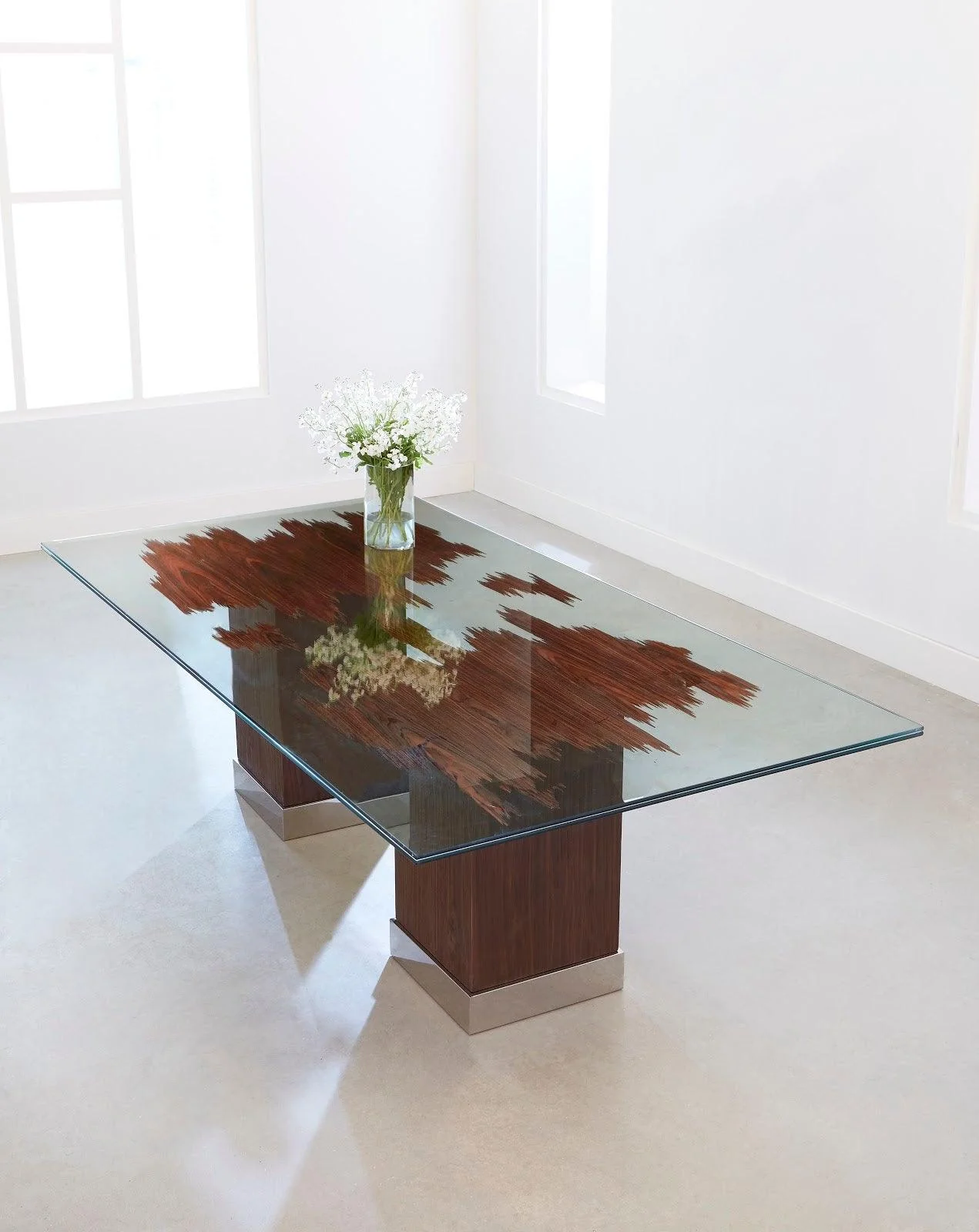 Floating Slice Dining Table - Remutear
