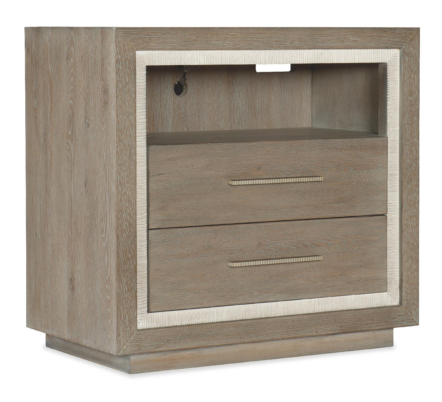 Serenity Balboa Two Drawer Nightstand - Remutear