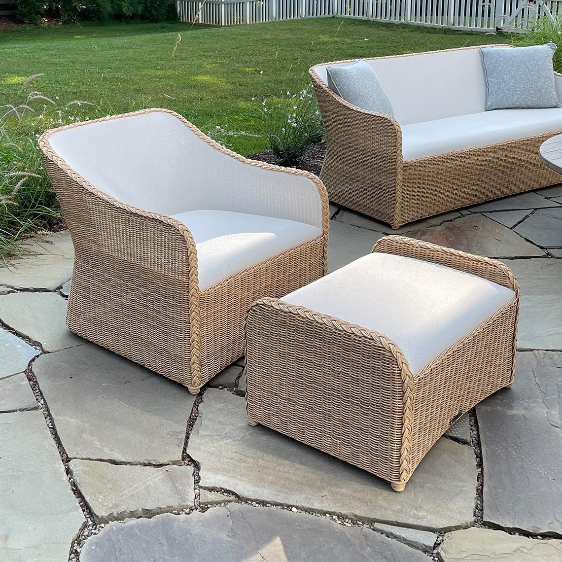Quogue Club Ottoman - Remutear
