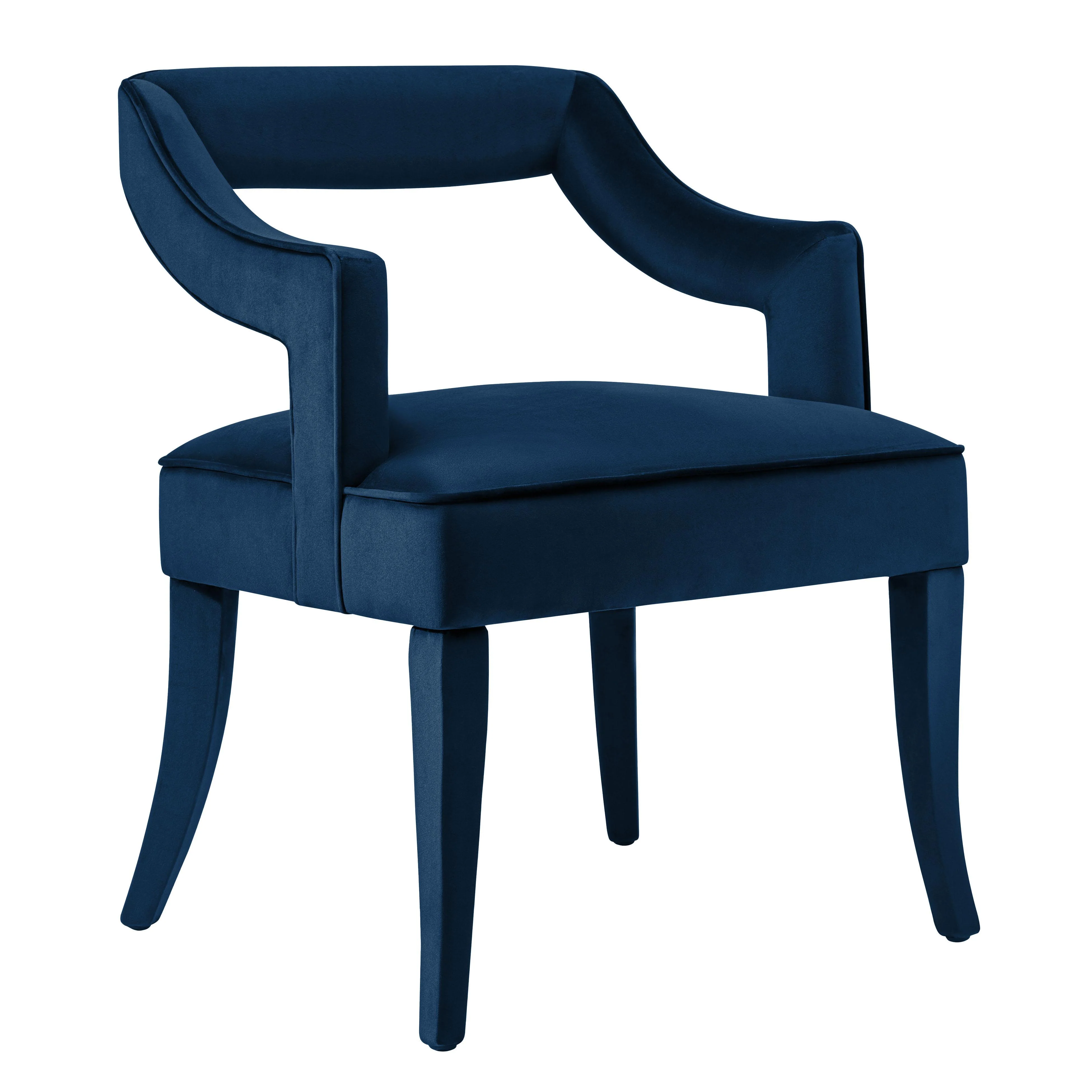 Tiffany Navy Velvet Chair - Remutear