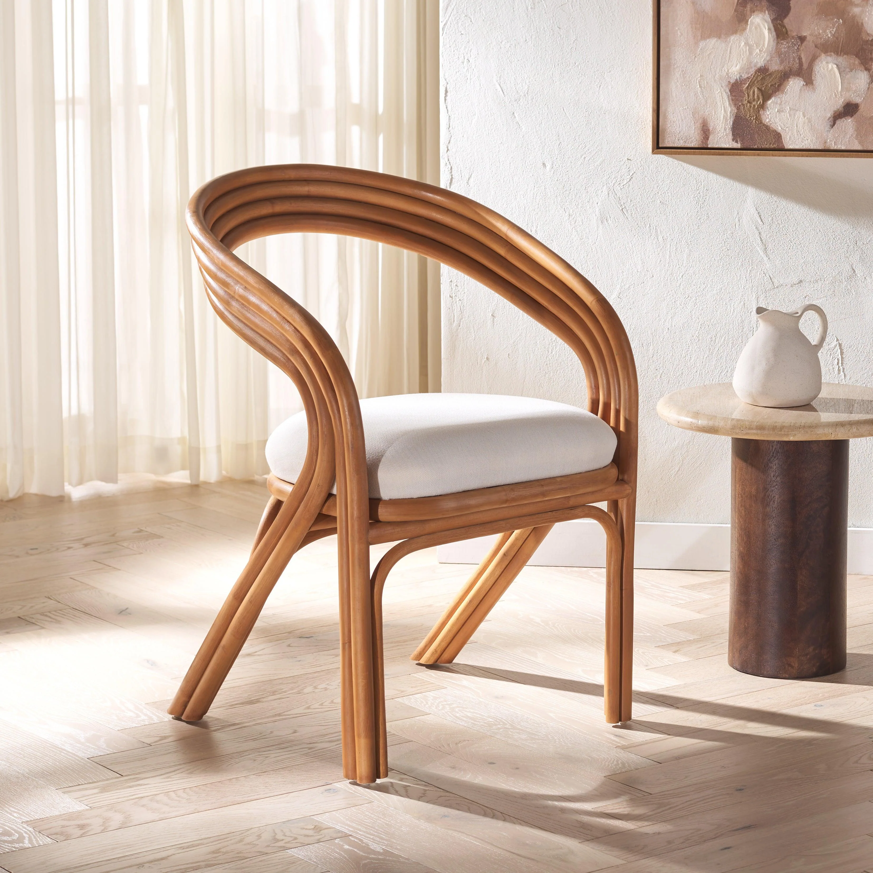 JENNABROOK RATTAN DINING CHAIR - Remutear