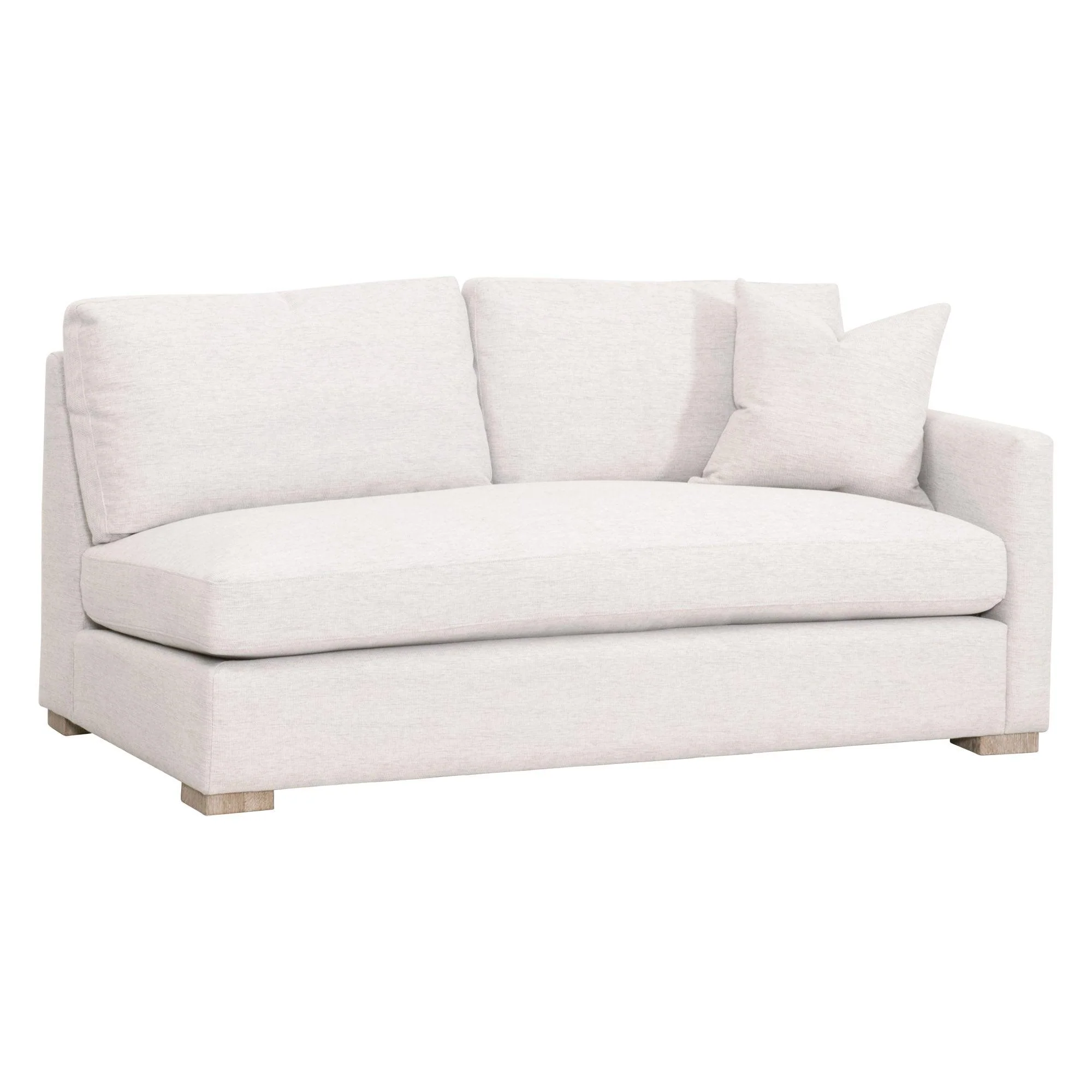 Clara Modular 2-Seat Right Slim Arm Sofa - Remutear