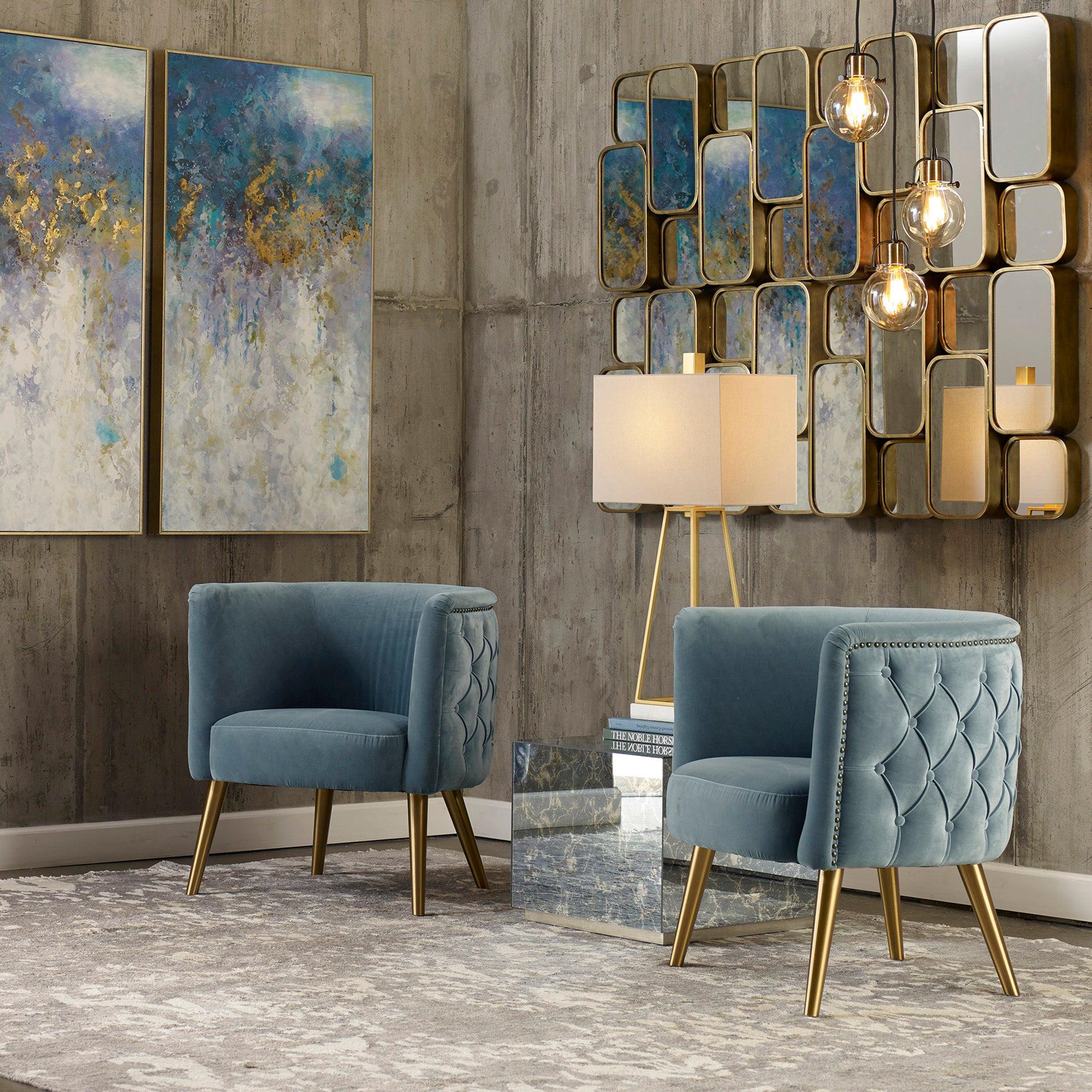 Haider Gray Accent Chair - Remutear