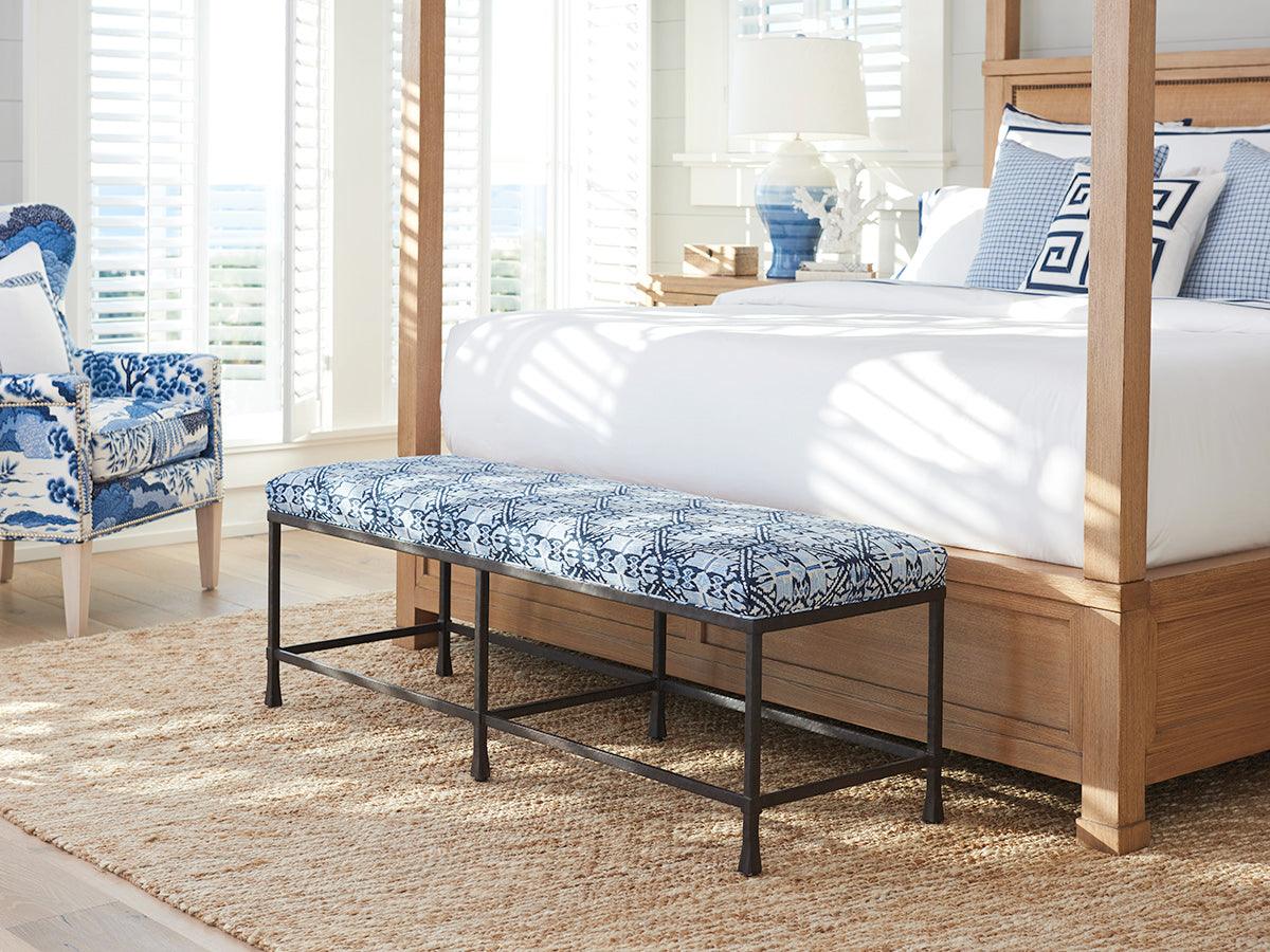 NEWPORT Ruby Red Bed Bench - Remutear