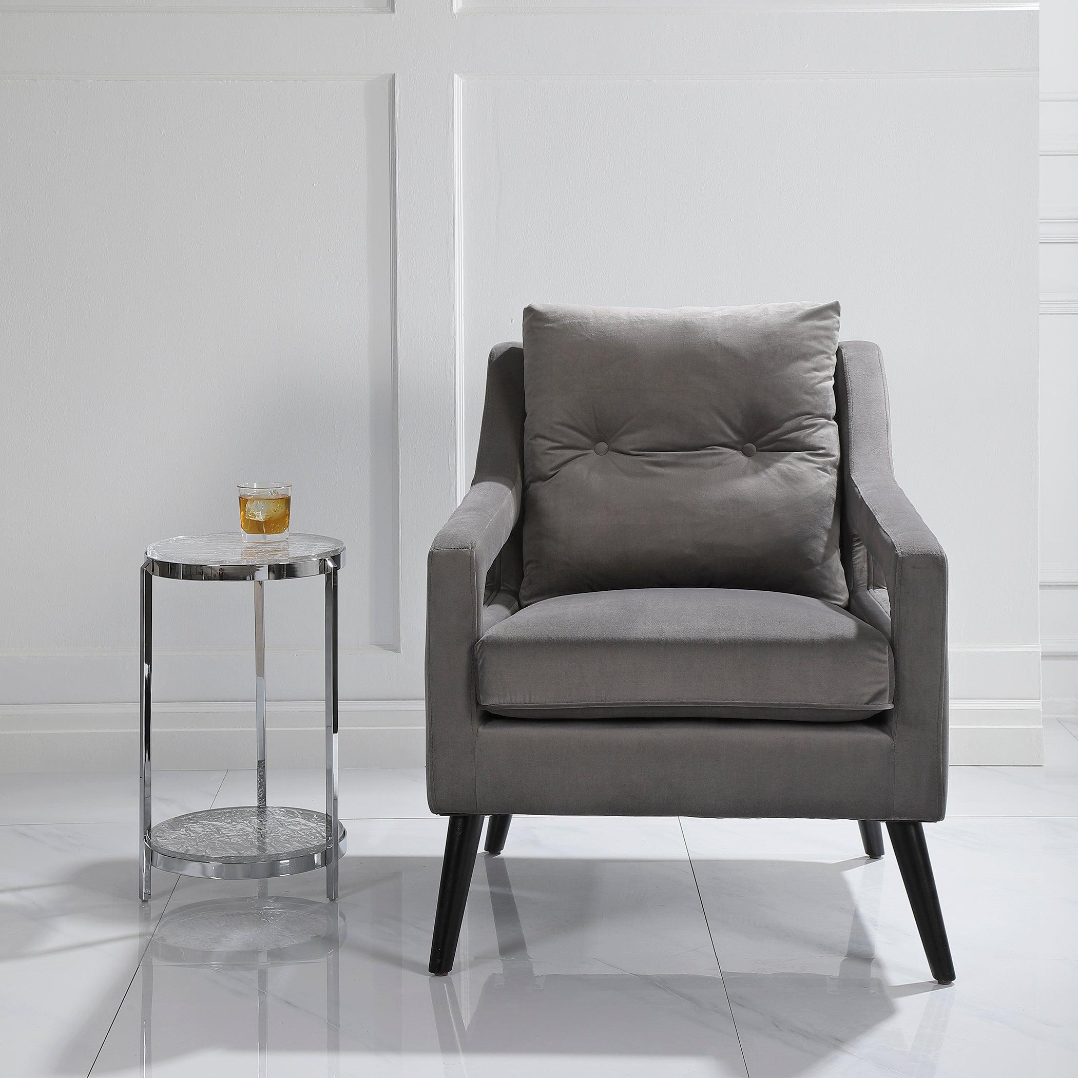 O'Brien Gray Armchair - Remutear