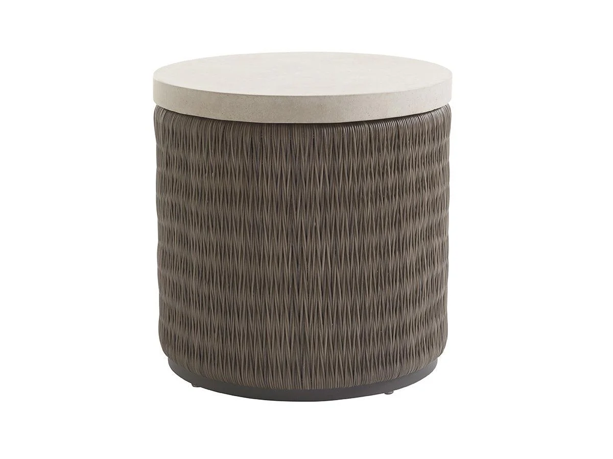 Ocean Terrace Round End Table - Remutear