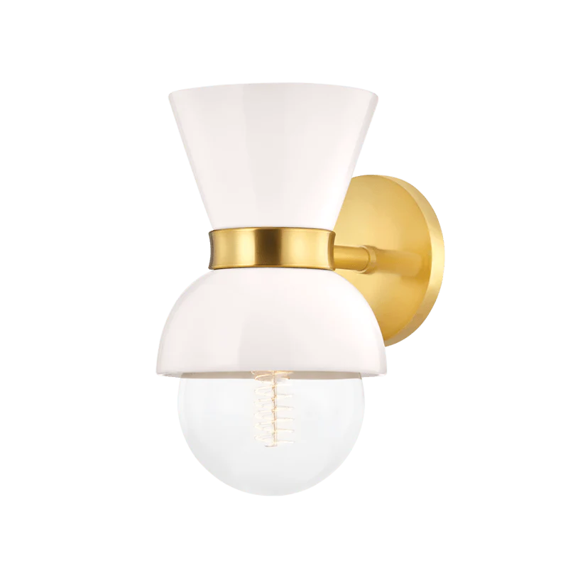 GILLIAN 1 LIGHT WALL SCONCE - Remutear