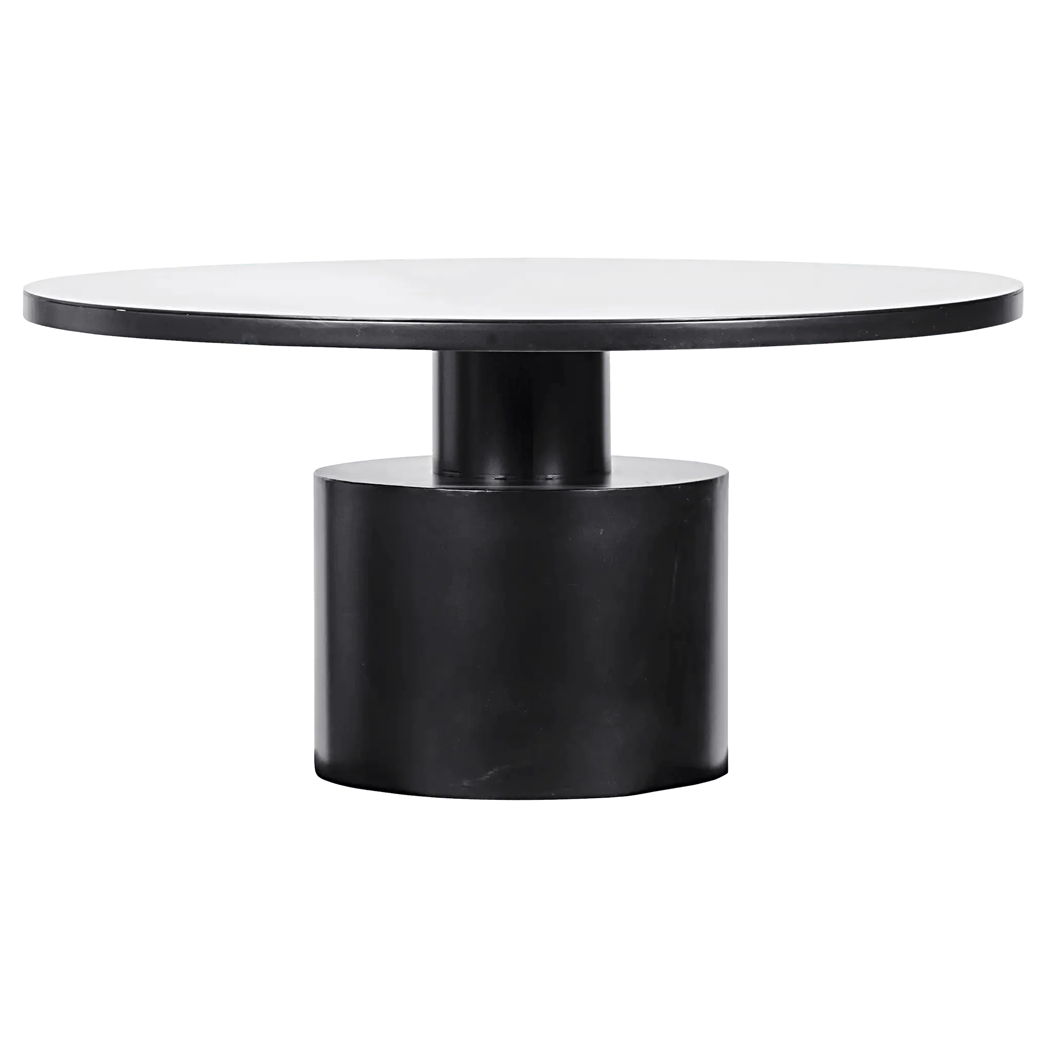Marlow Dining Table, Black Steel - Remutear