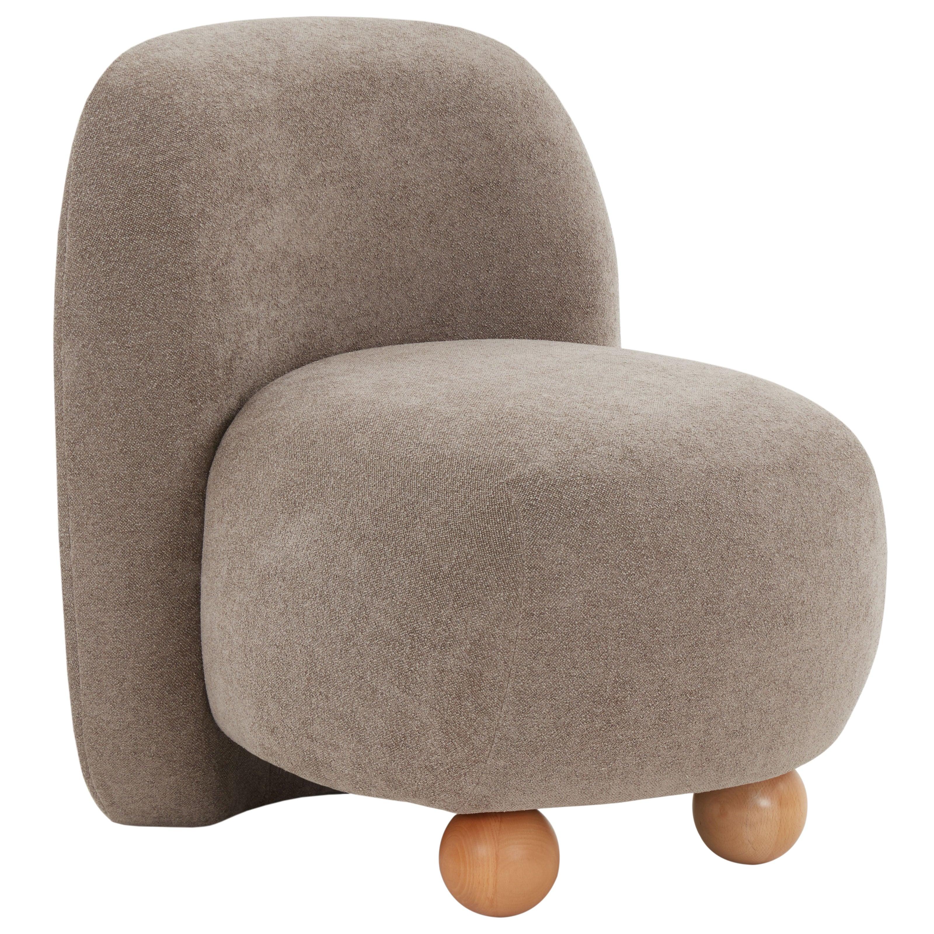 Kalia Boucle Bun Foot Accent Chair - Remutear