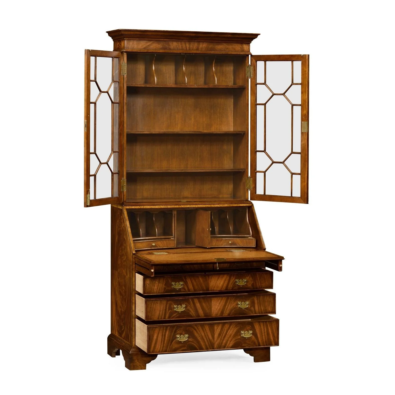 Buckingham Georgian Mahogany Secretary - Remutear